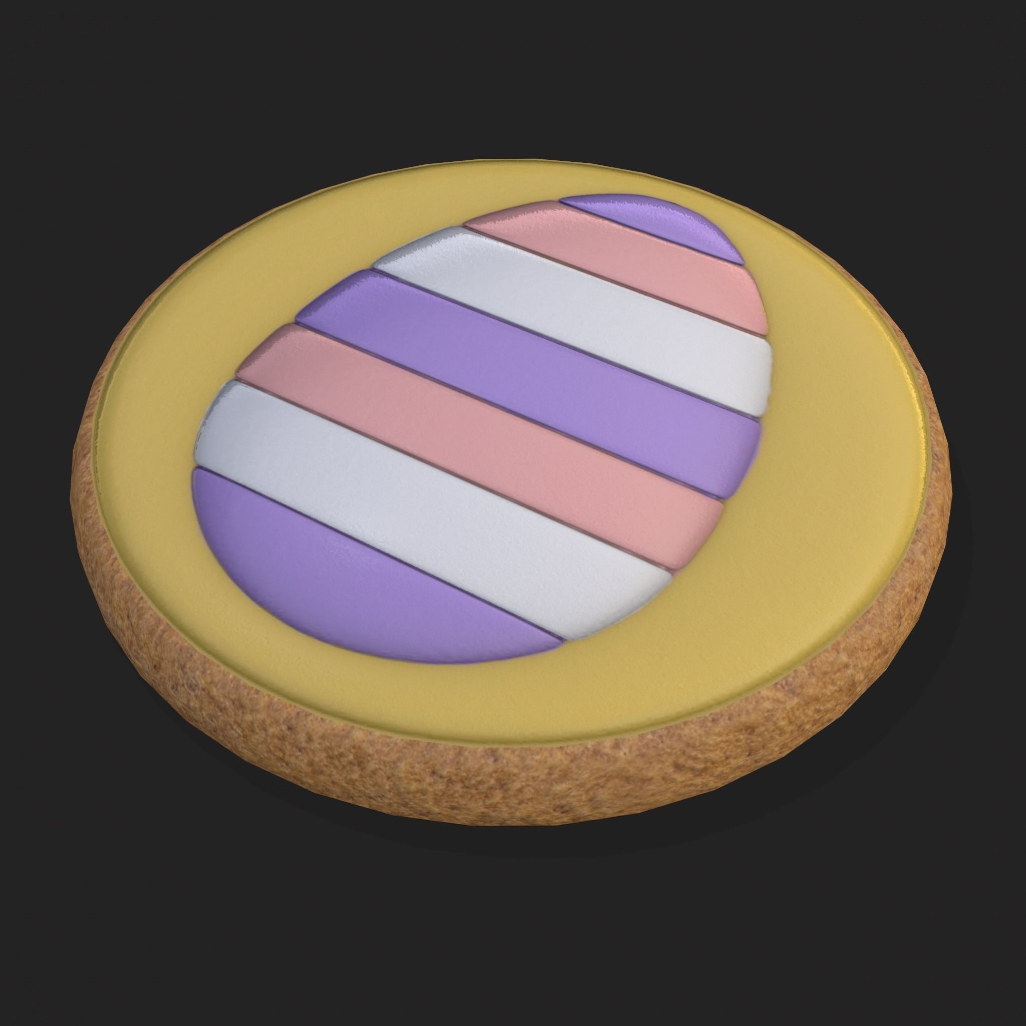 Easter Sugar Cookies Low-poly 3D model_19