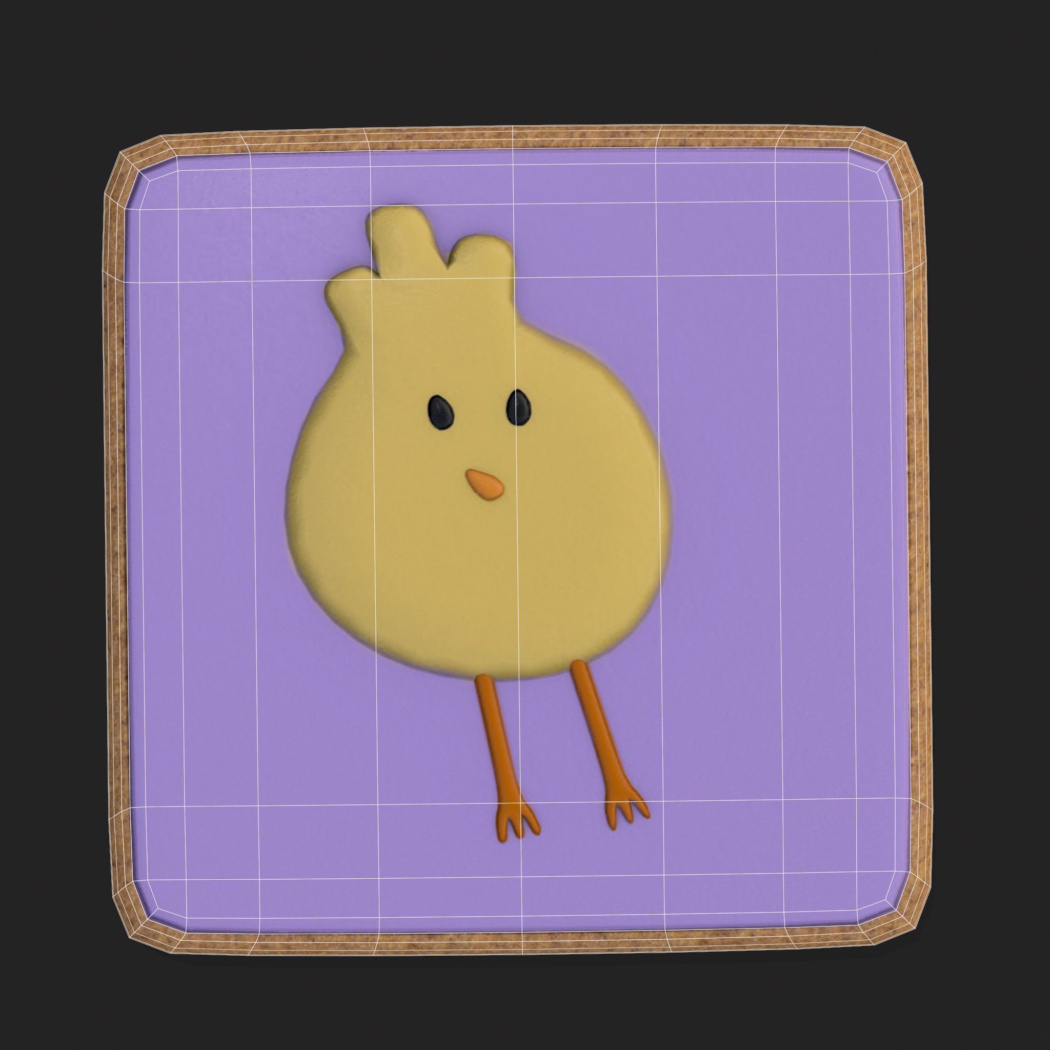 Easter Sugar Cookies Low-poly 3D model_14