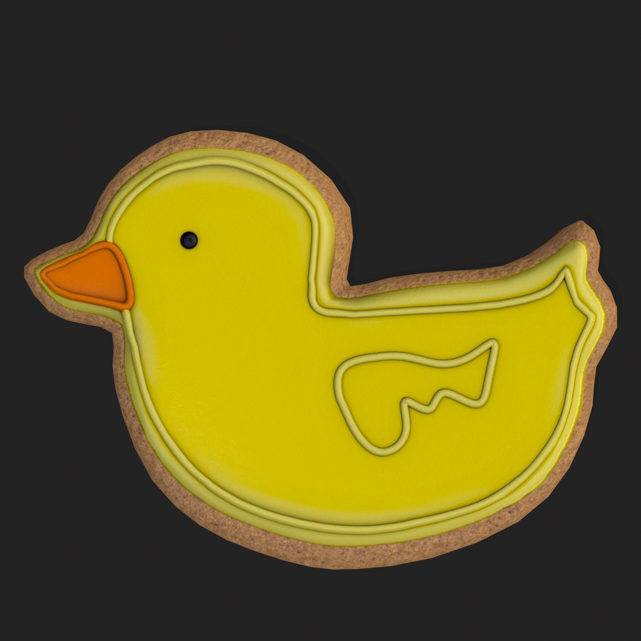 Easter Sugar Cookies Low-poly 3D model_21