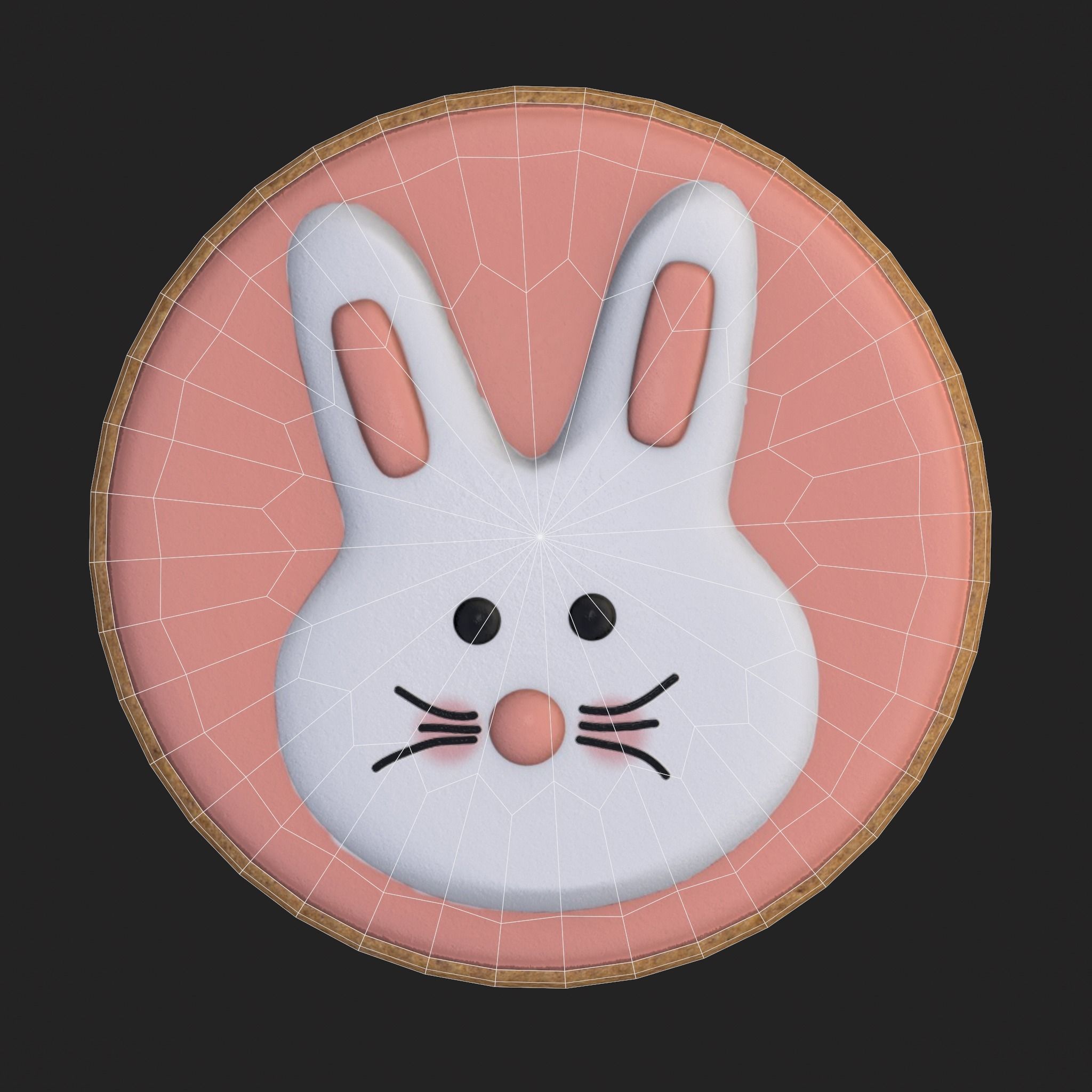 Easter Sugar Cookies Low-poly 3D model_10
