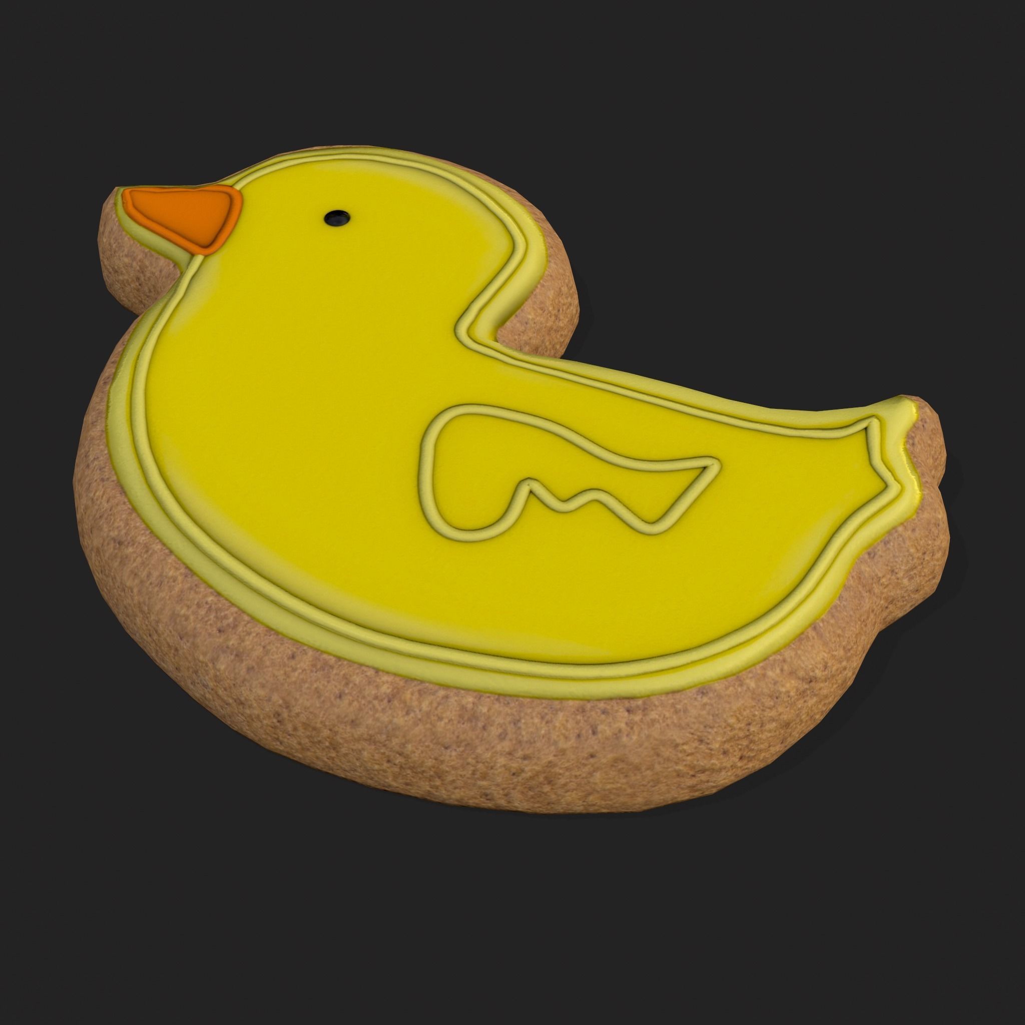 Easter Sugar Cookies Low-poly 3D model_23