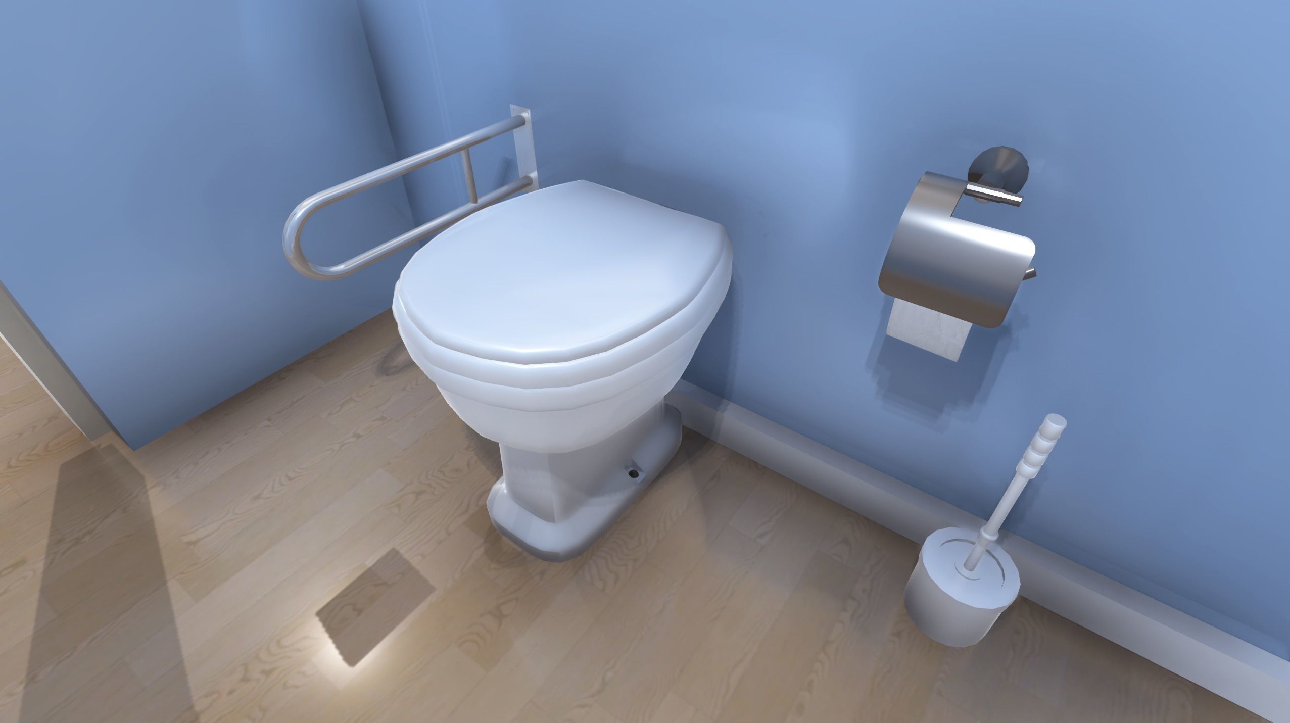 Hospital Room 2 Low-poly 3D model_14