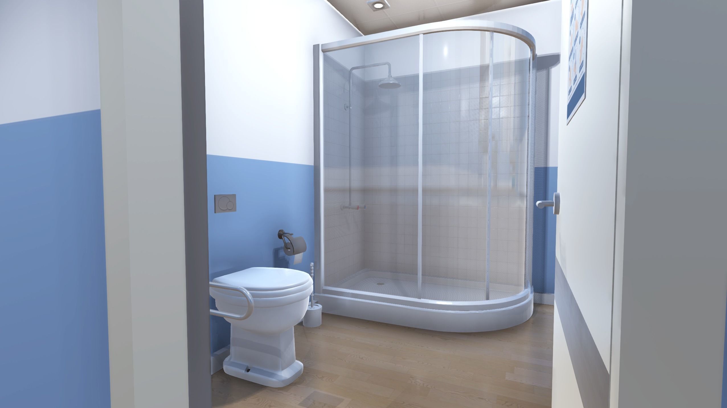 Hospital Room 2 Low-poly 3D model_15