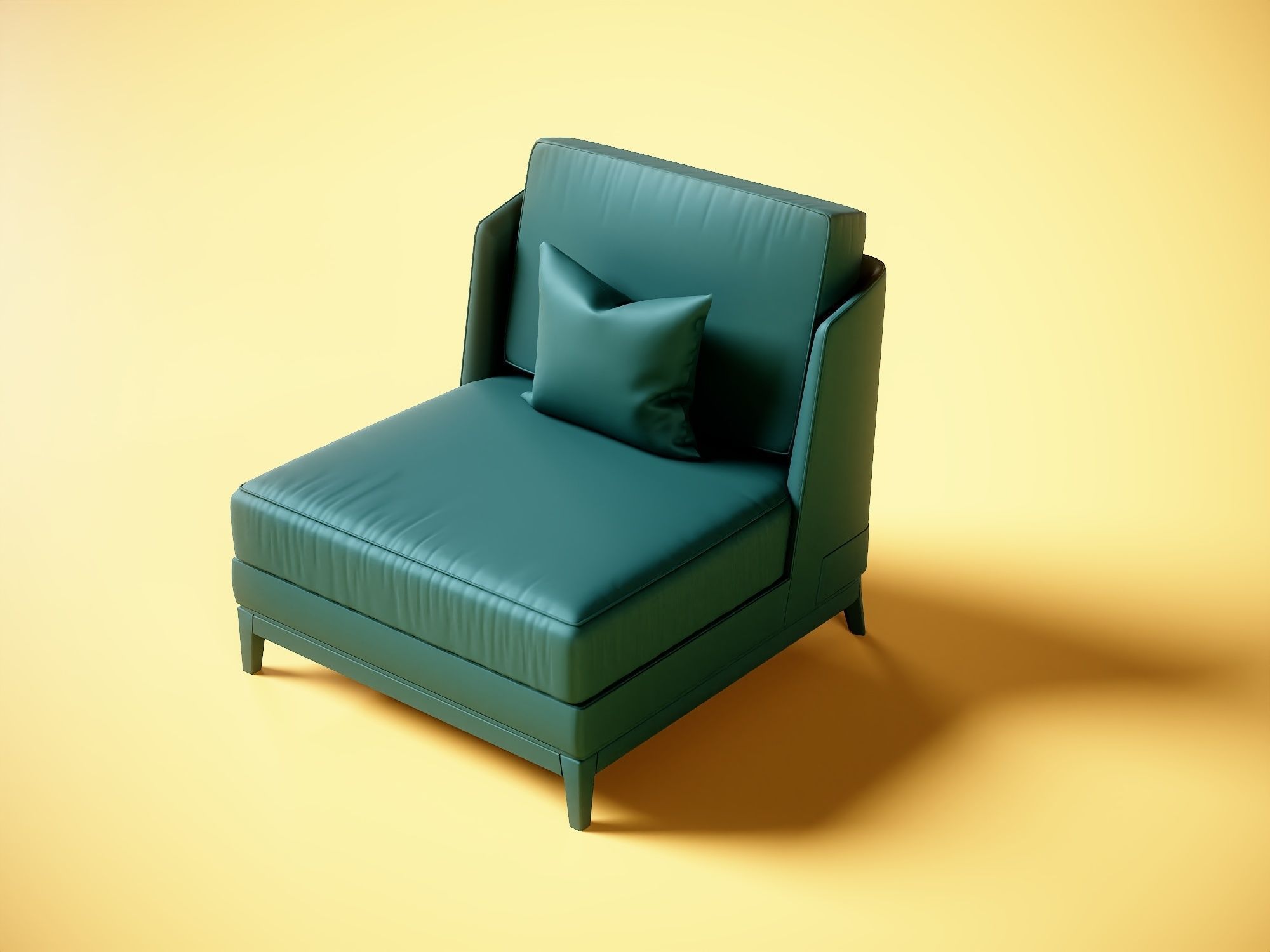 Arthur Chair by Aster 3D model_7