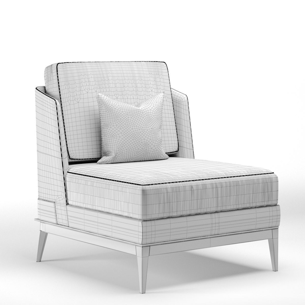 Arthur Chair by Aster 3D model_20