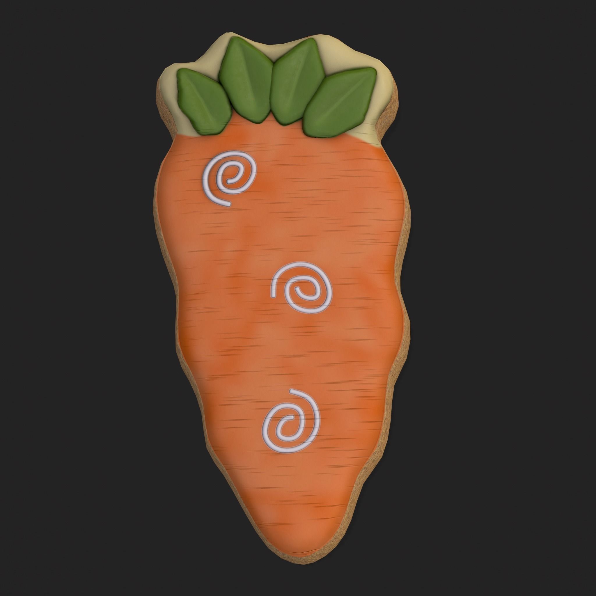 Happy Easter Cookies Low-poly 3D model_11