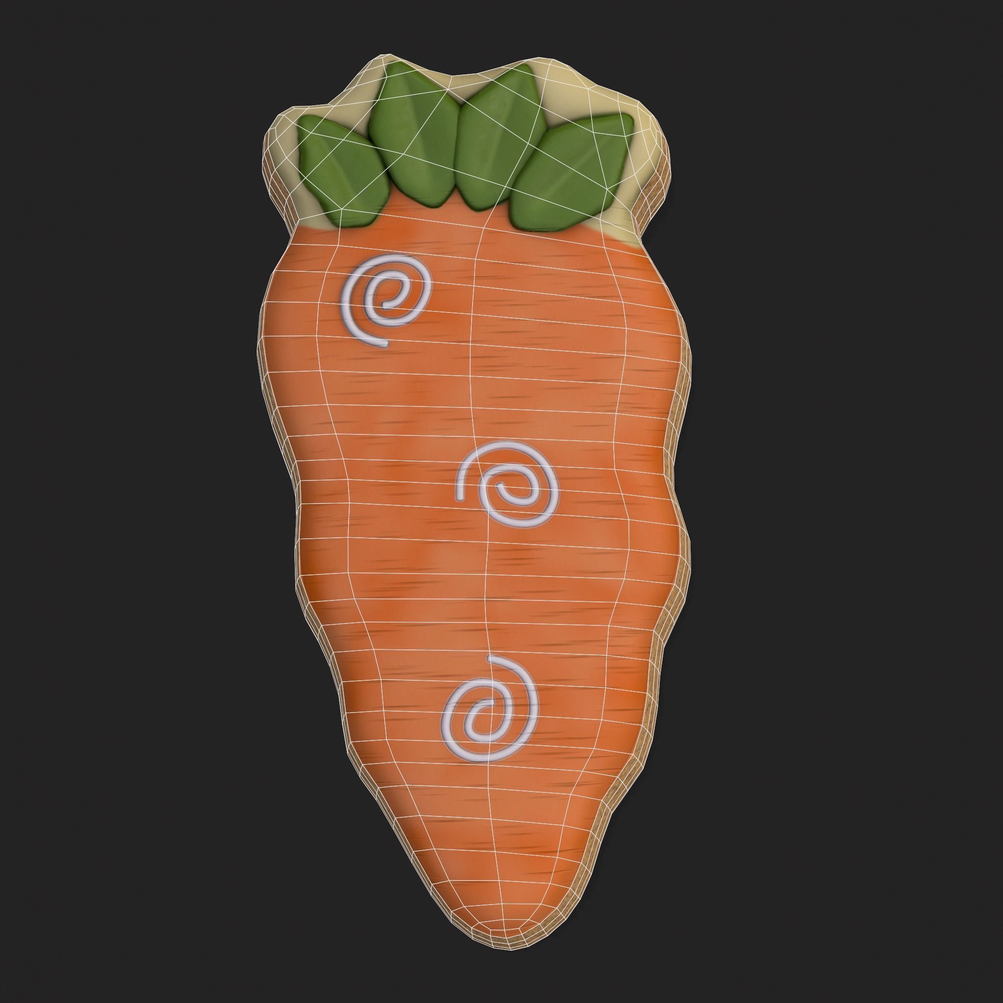 Happy Easter Cookies Low-poly 3D model_12