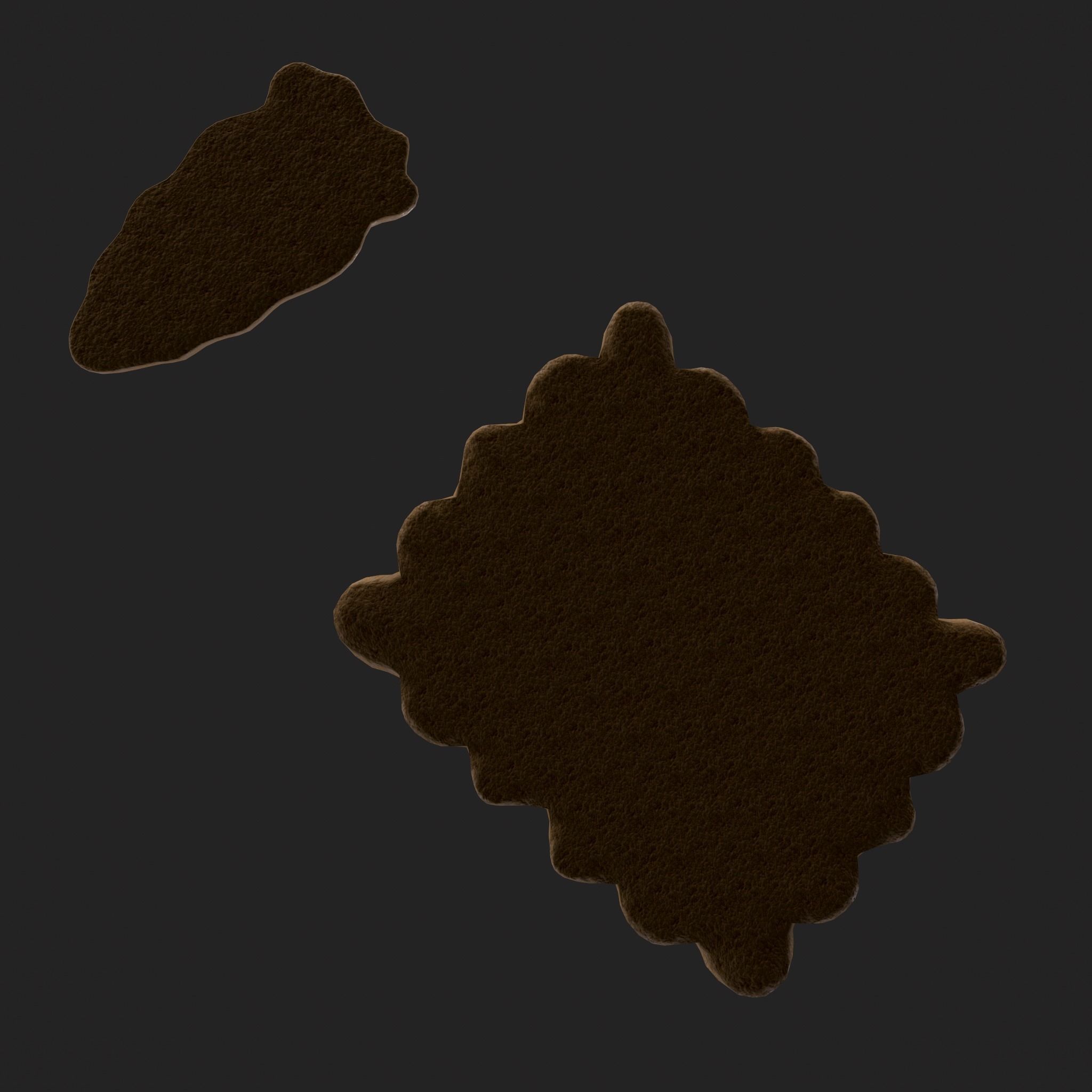 Happy Easter Cookies Low-poly 3D model_5