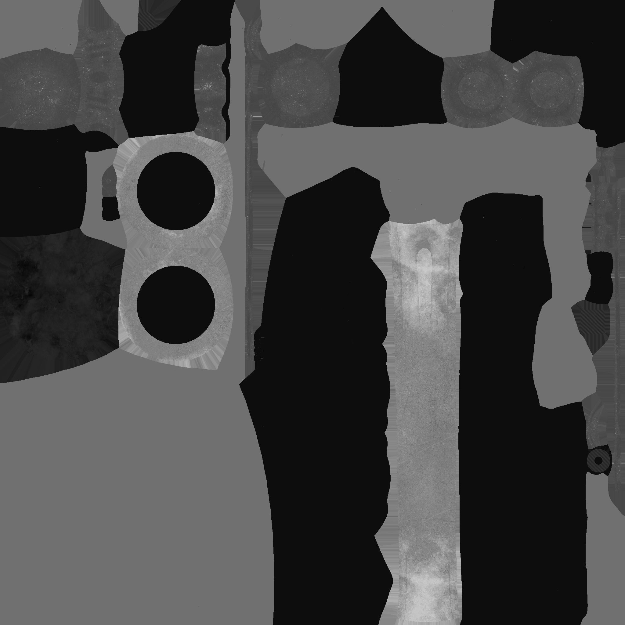 Wheel Robot H02 White - SciFi Character Design Low-poly 3D model_26