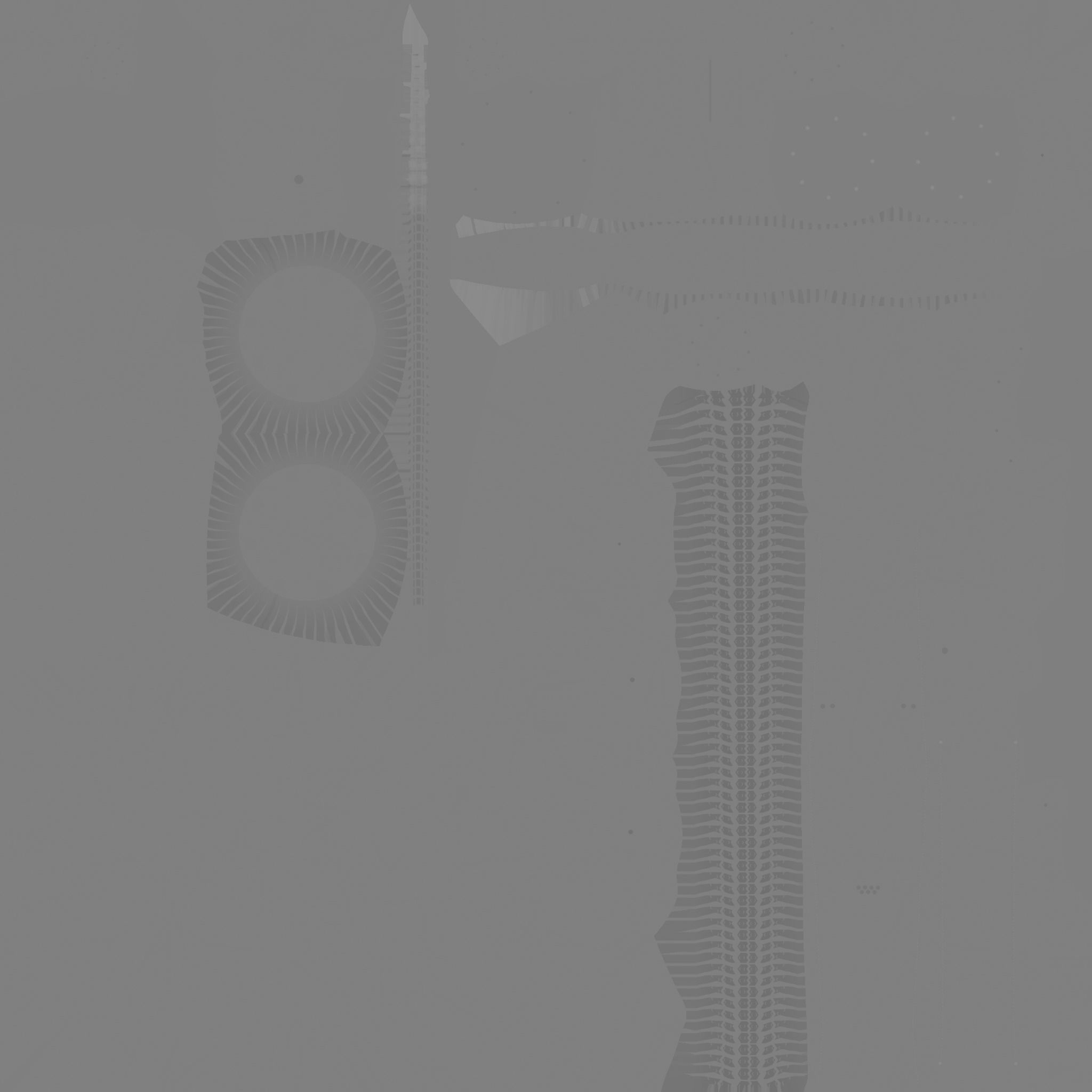 Wheel Robot H04 Full Black - SciFi Character Design Low-poly 3D model_23