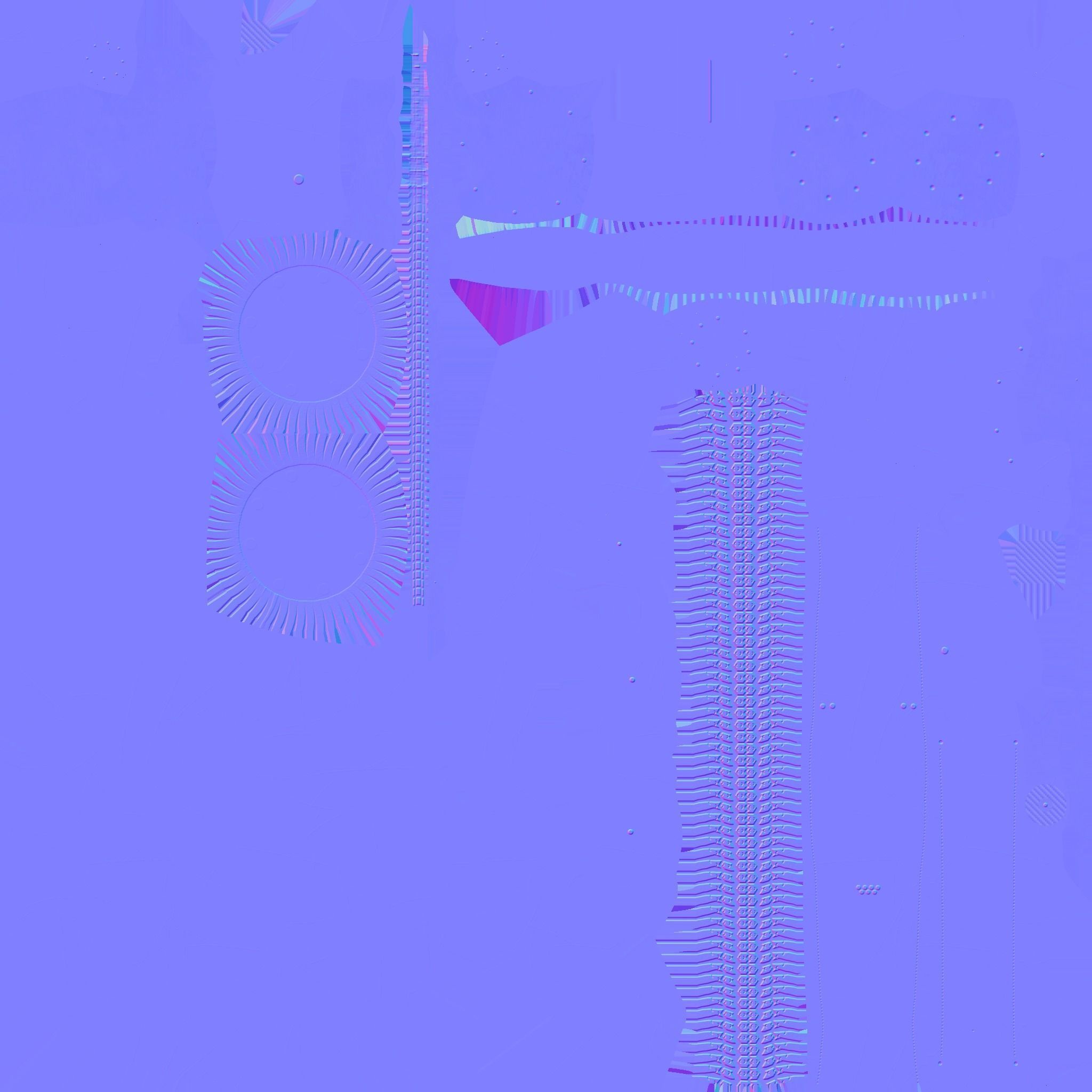 Wheel Robot H04 Full Black - SciFi Character Design Low-poly 3D model_25