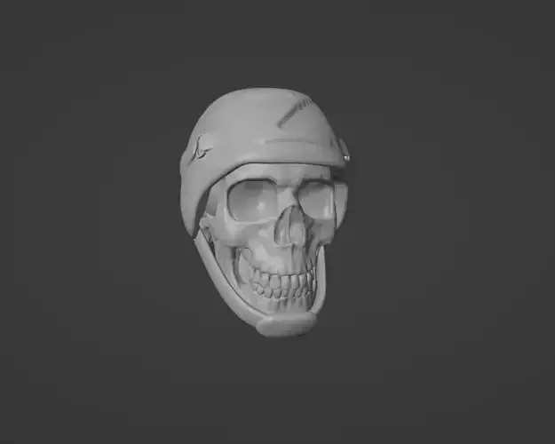 Russian soldier skull    GLORY TO UKRAINE 3D print model