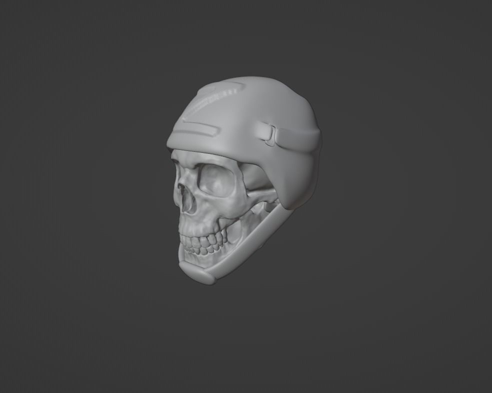 Russian soldier skull    GLORY TO UKRAINE 3D print model_3