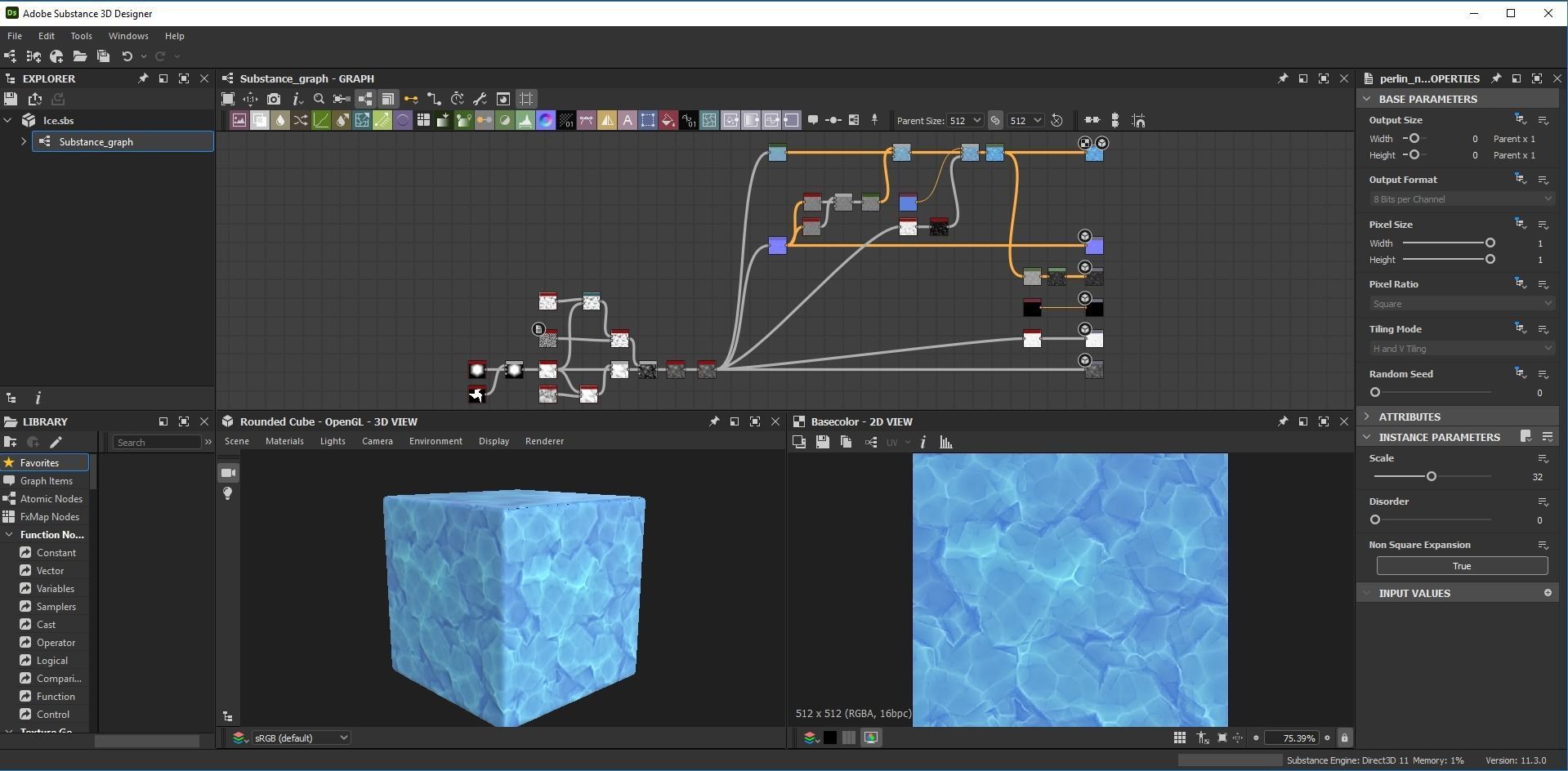 Snow Ice Stylized Ground Seamless PBR Texture Texture_5