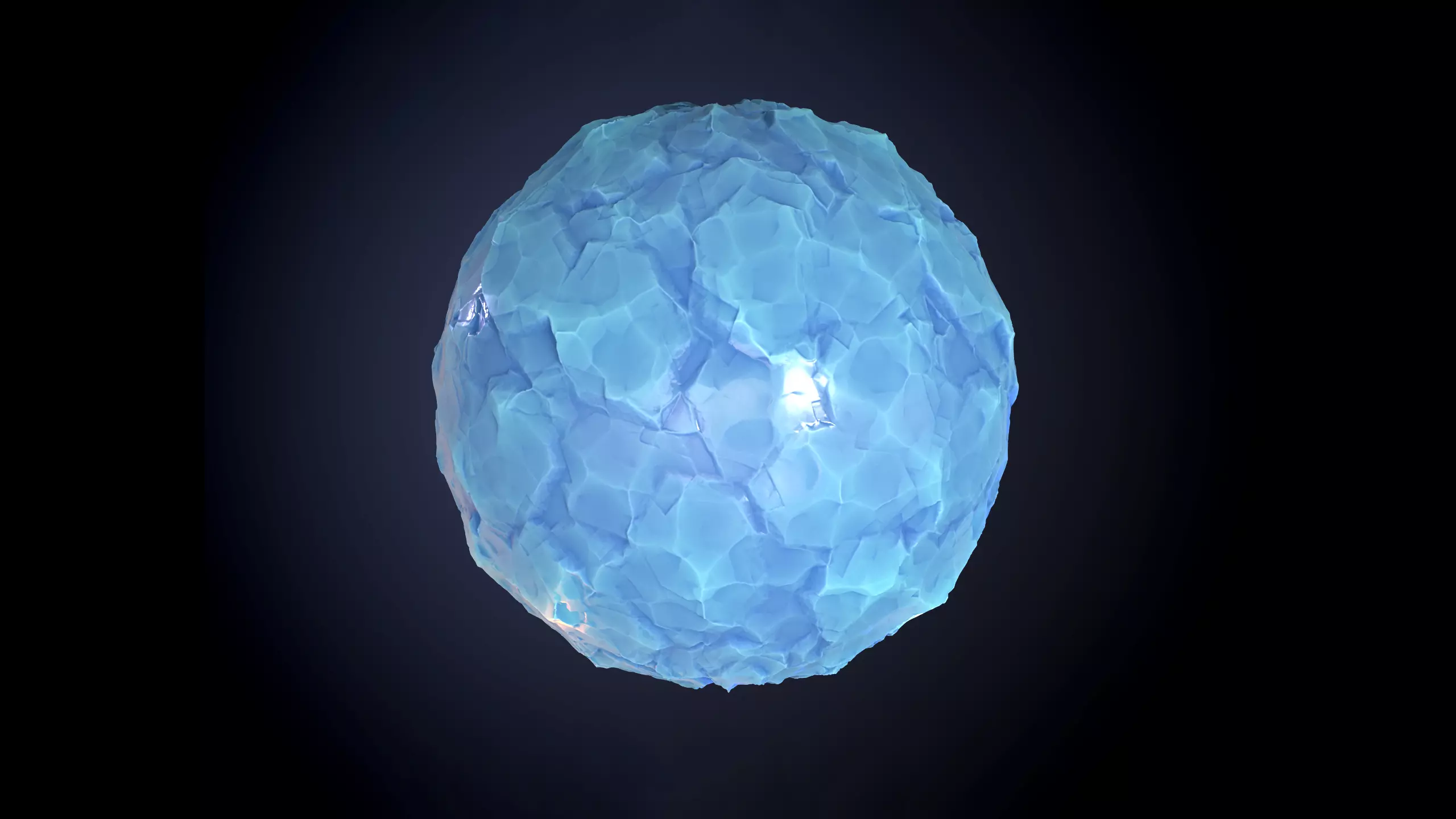 Snow Ice Stylized Ground Seamless PBR Texture Texture_0