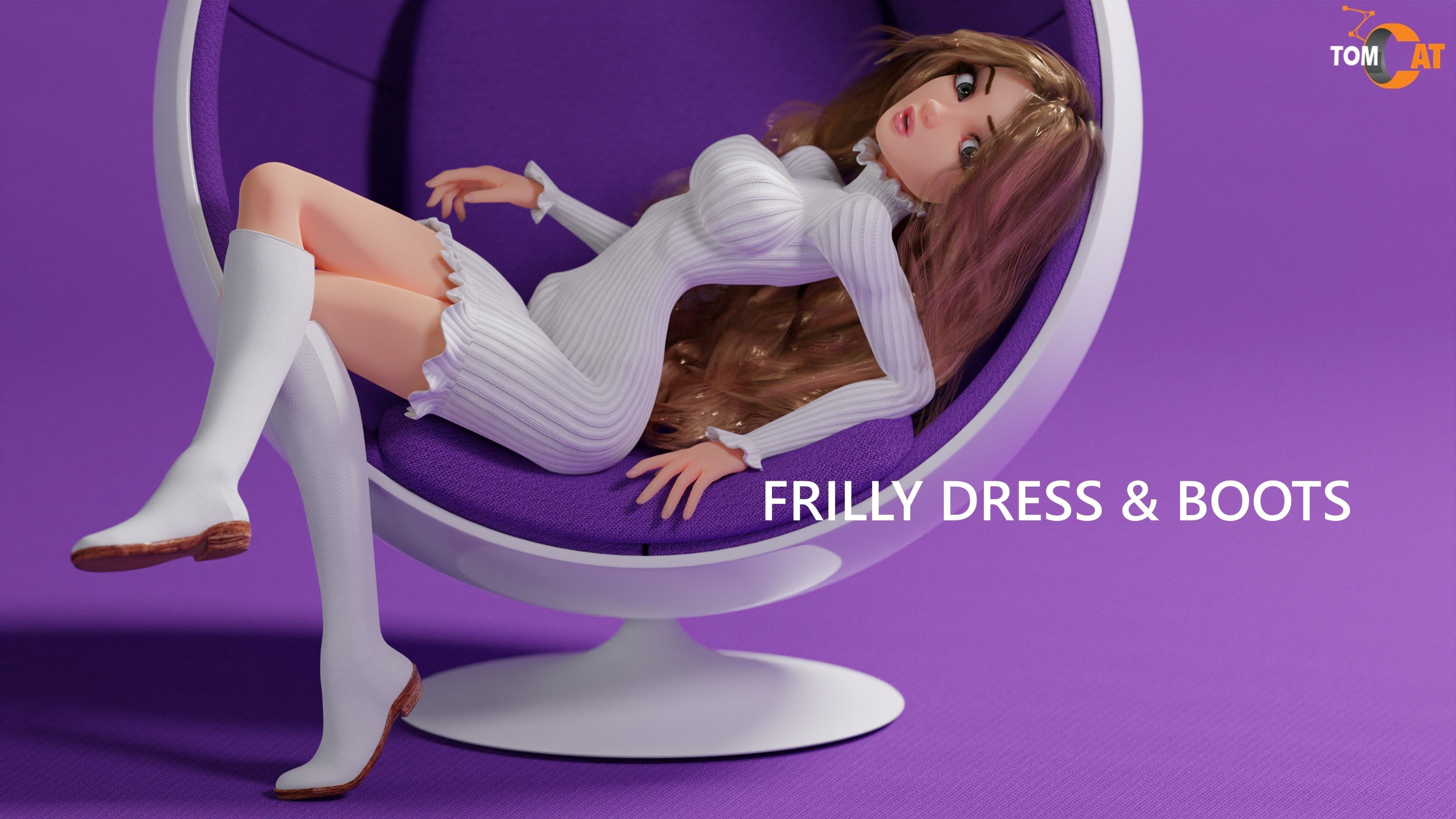 Hayden Rigged Woman Character for Blender and Unity Low-poly 3D model_12