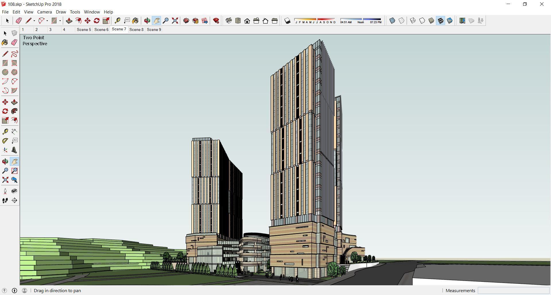 Sketchup Commercial Complex 108 3D model_8
