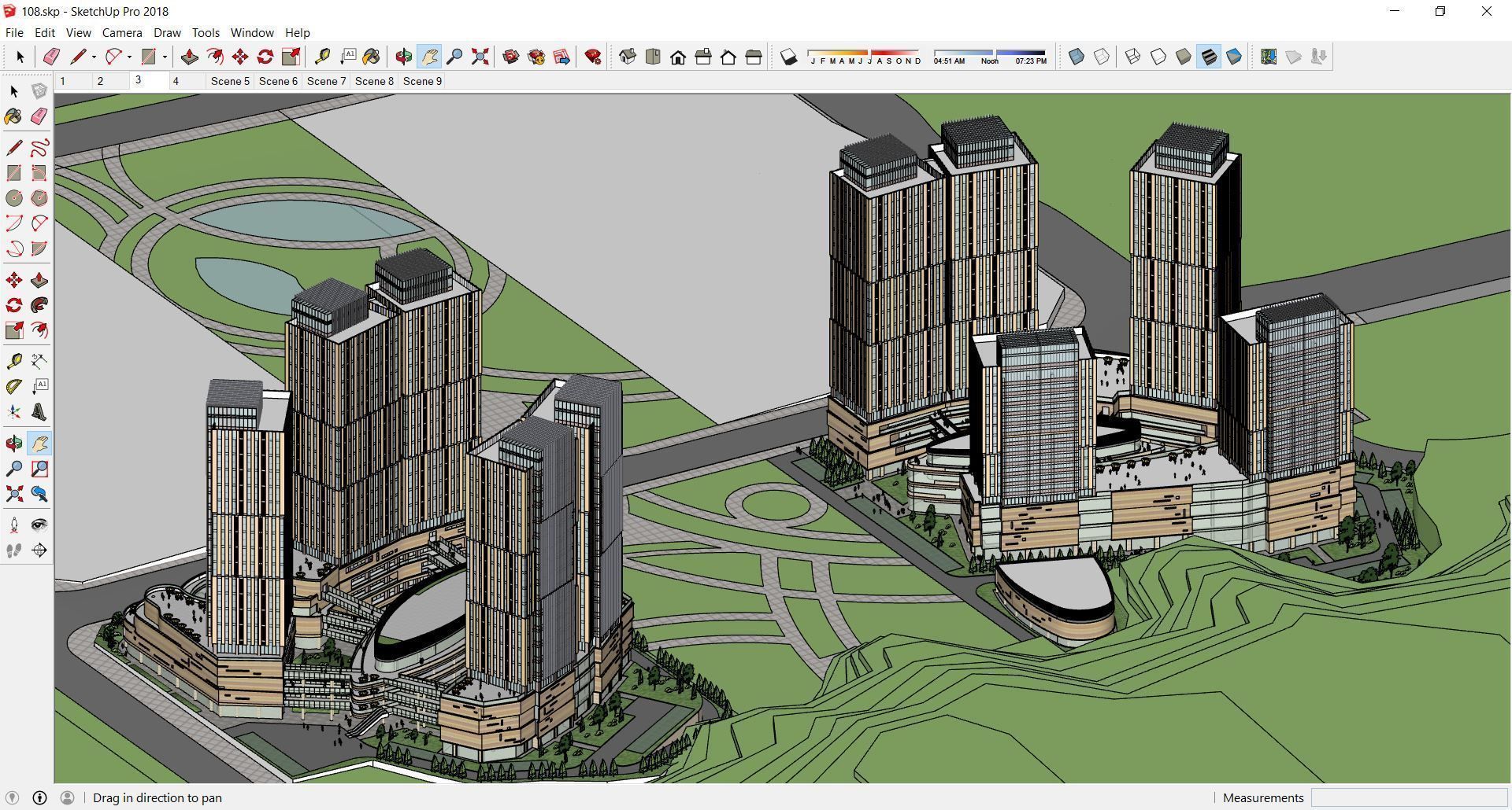 Sketchup Commercial Complex 108 3D model_5