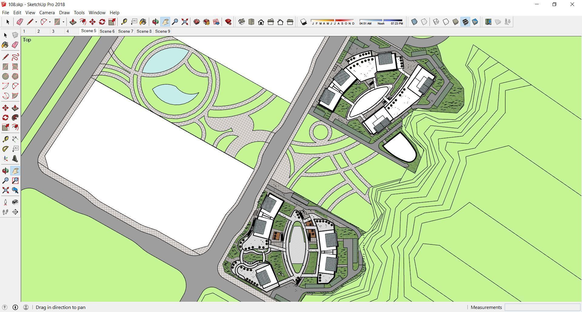 Sketchup Commercial Complex 108 3D model_7