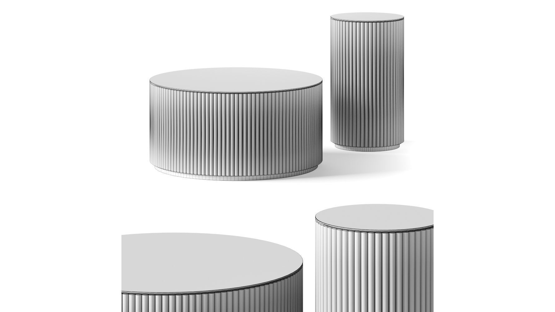 Asplund Grand Palais Coffee Tables 3D model_1