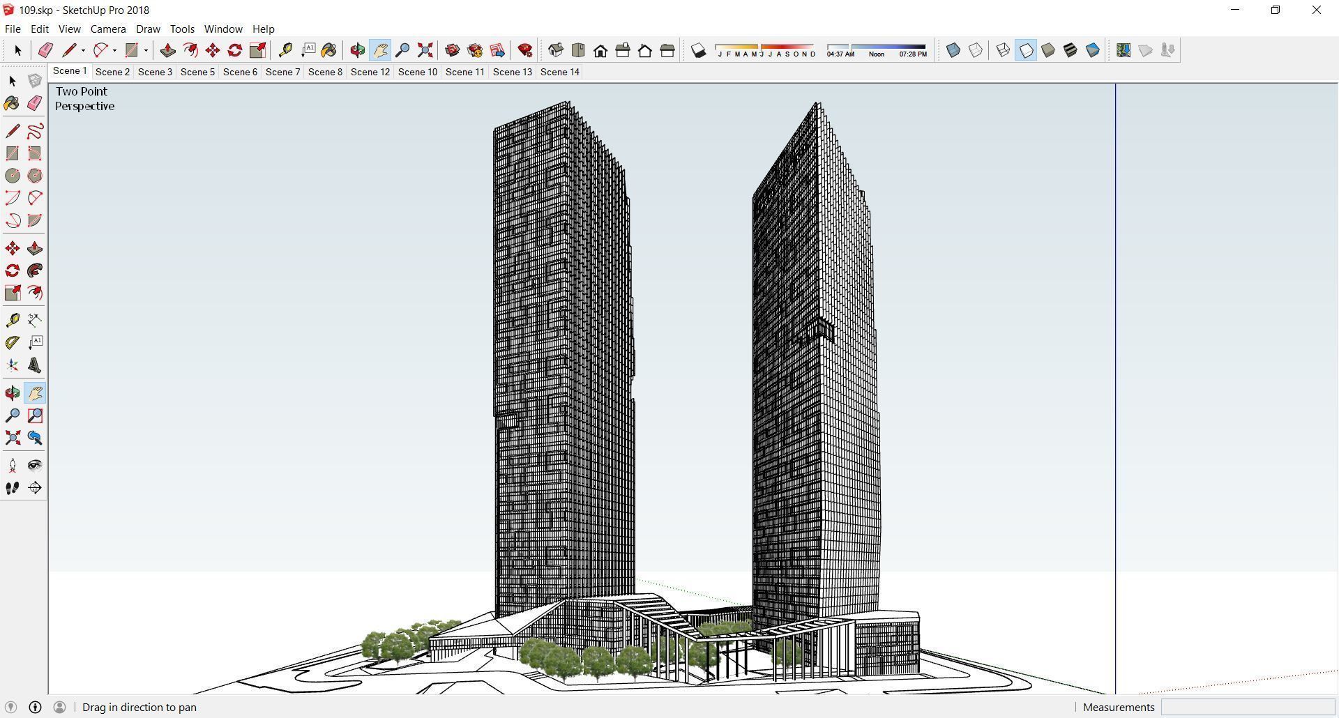 Sketchup Commercial Complex 109 3D model_6
