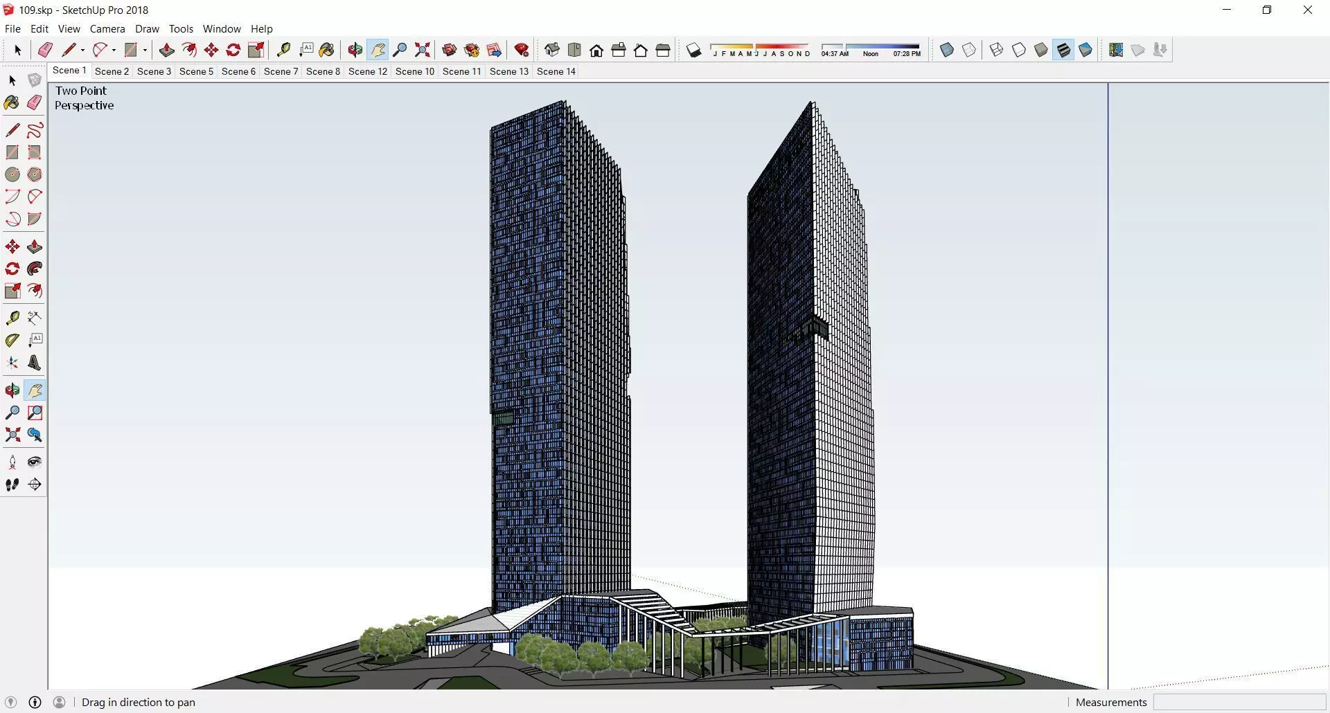 Sketchup Commercial Complex 109 3D model_0