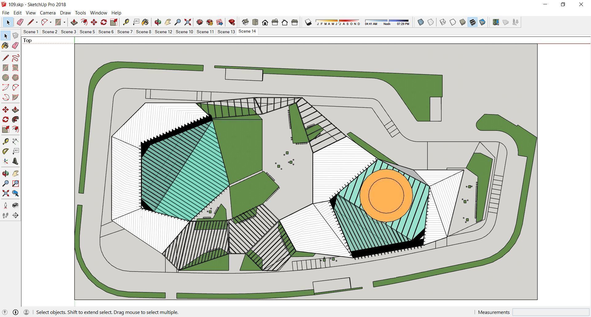 Sketchup Commercial Complex 109 3D model_5