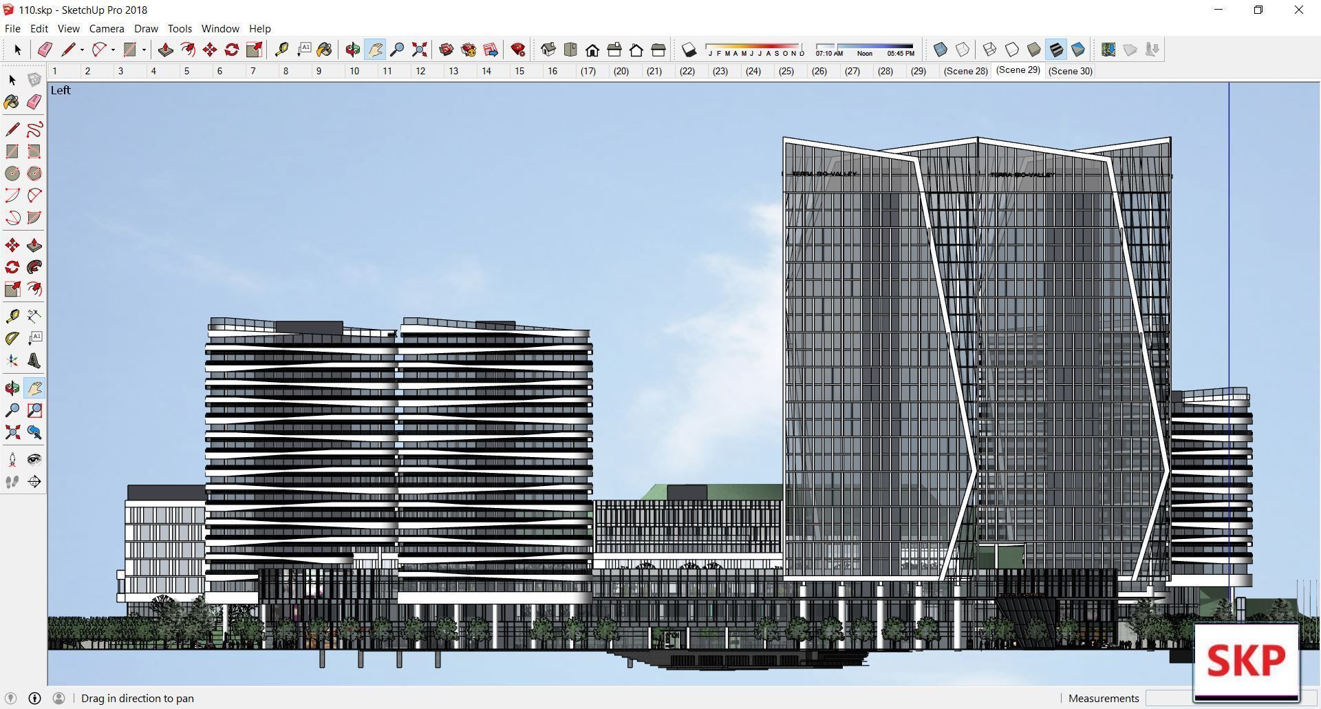 Sketchup Commercial Complex 110 3D model_23