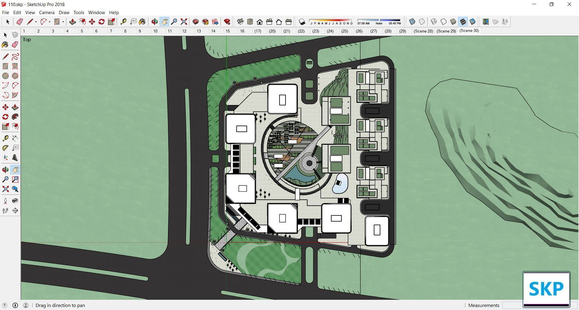 Sketchup Commercial Complex 110 3D model_24