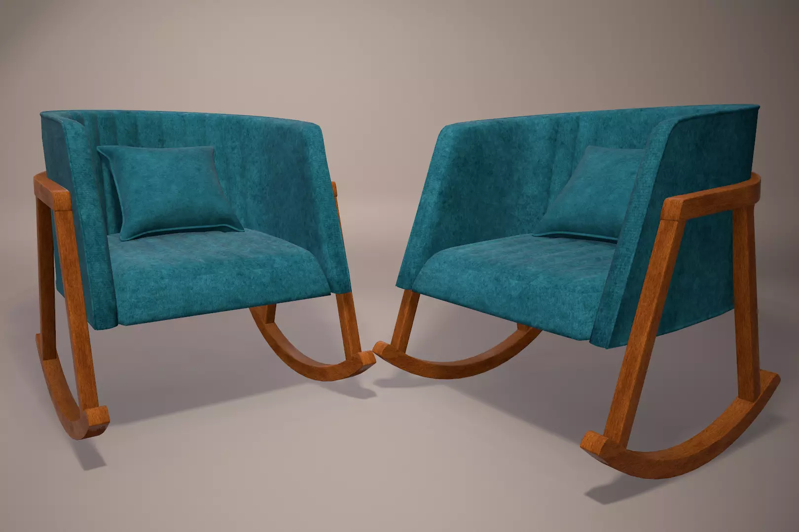 3D Interior Chair Model with Texture 3D model_0