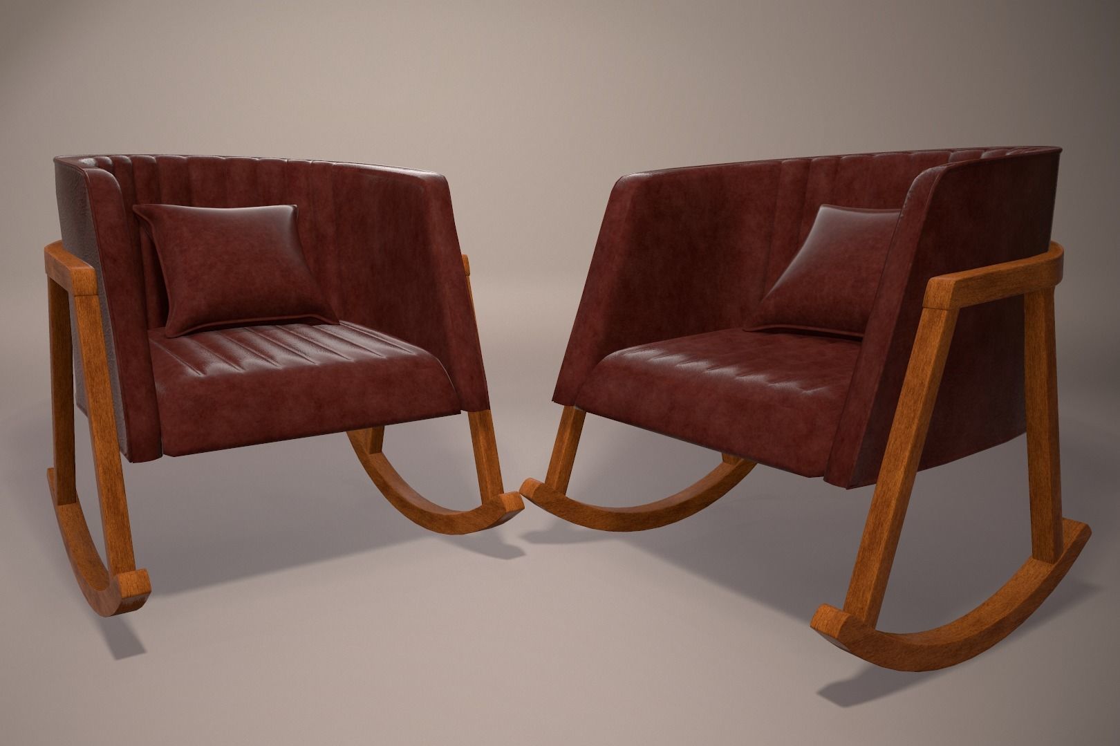 3D Interior Chair Model with Texture 3D model_2