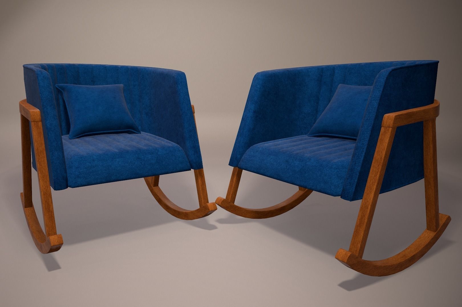 3D Interior Chair Model with Texture 3D model_1