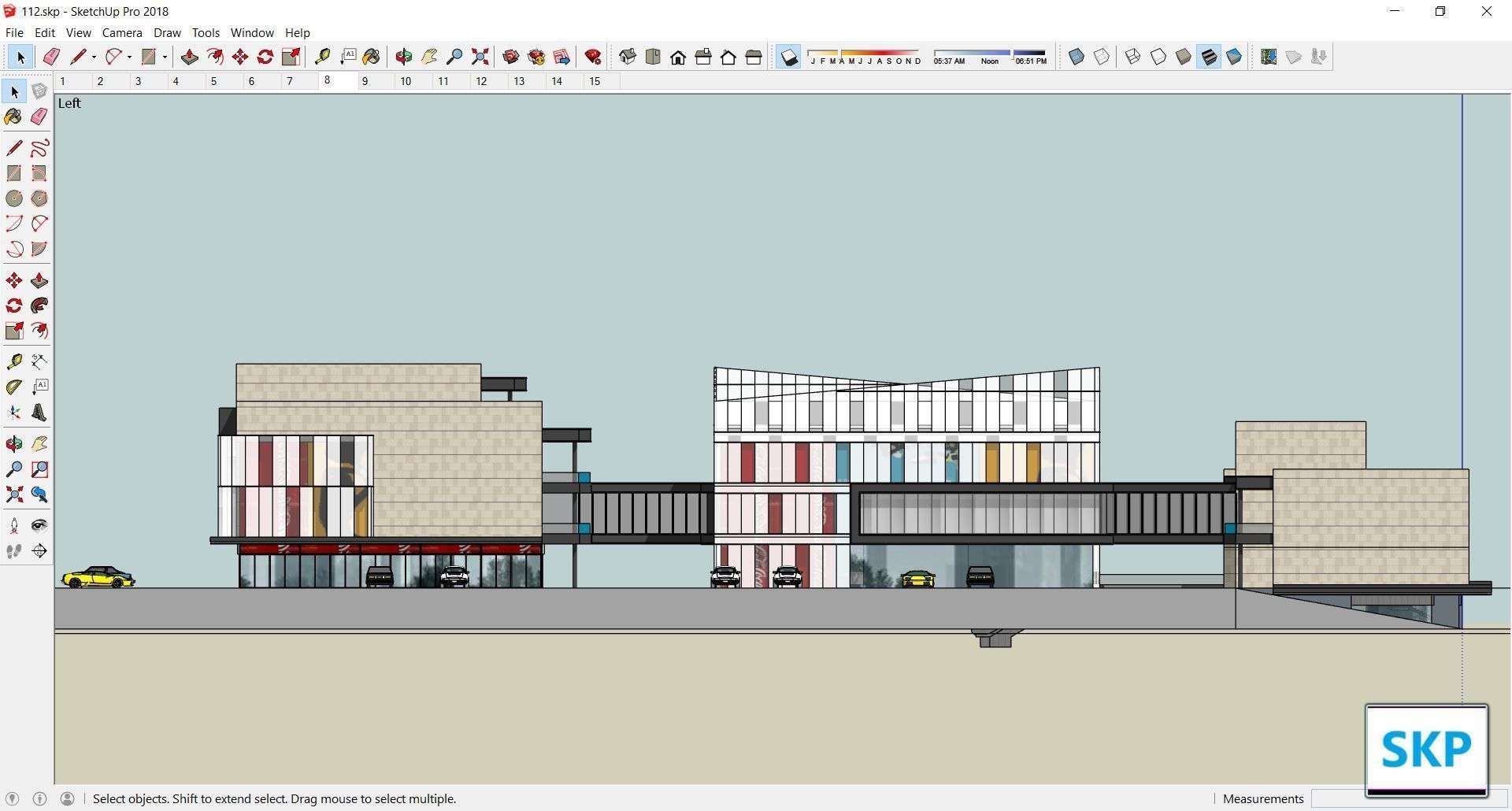 Sketchup Commercial Complex 112 3D model_13