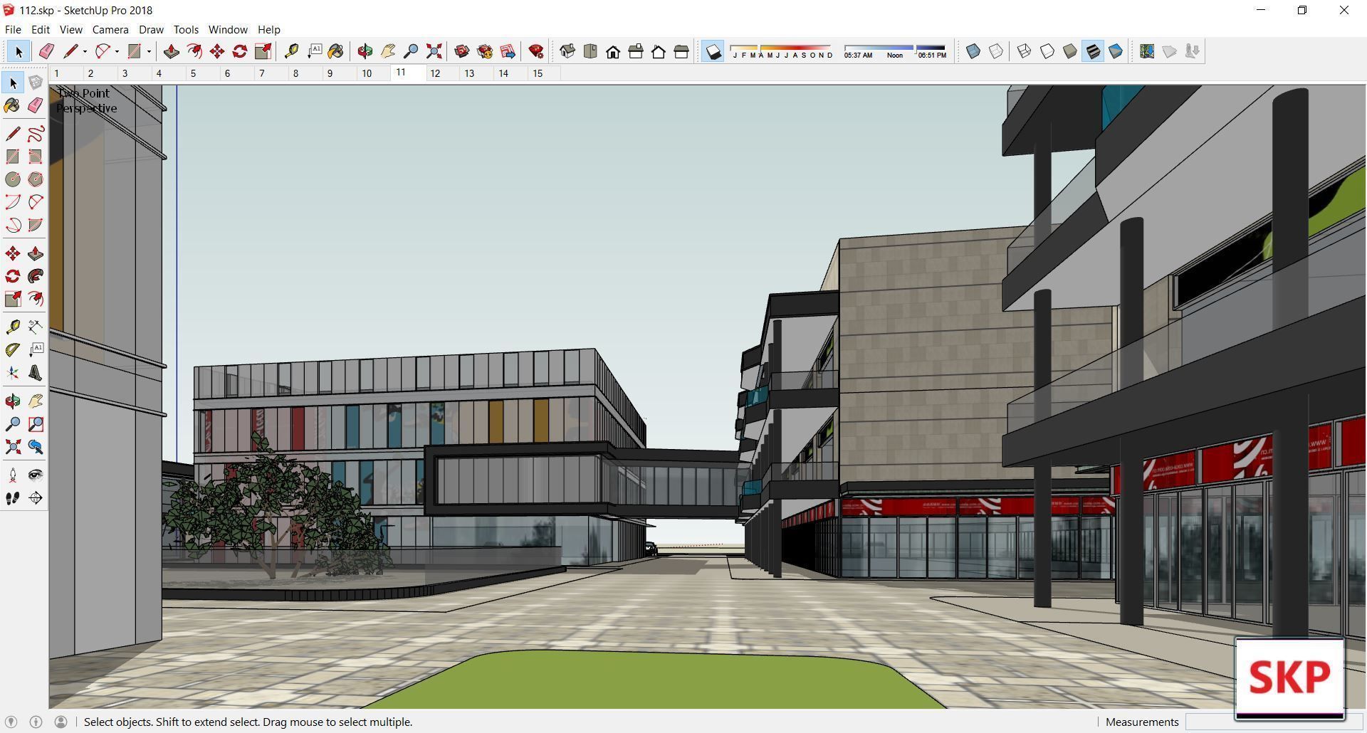 Sketchup Commercial Complex 112 3D model_2