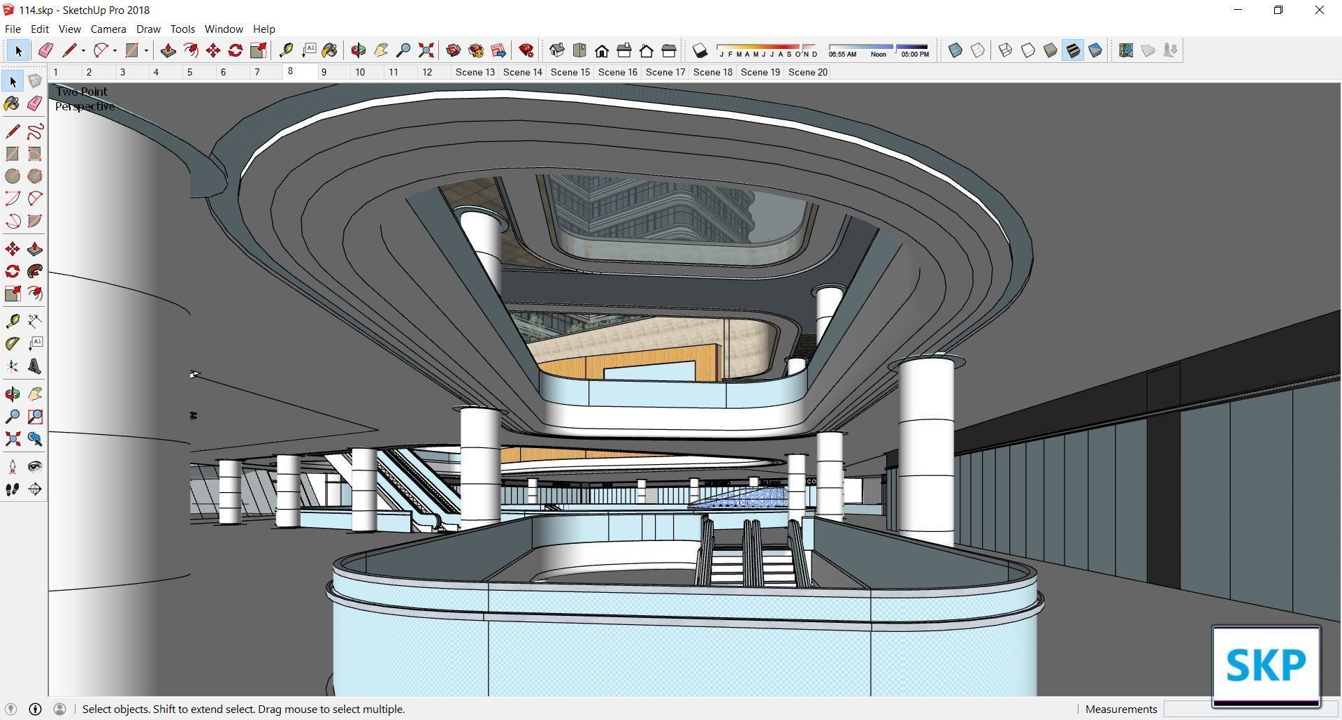 Sketchup Commercial Complex 114 3D model_18