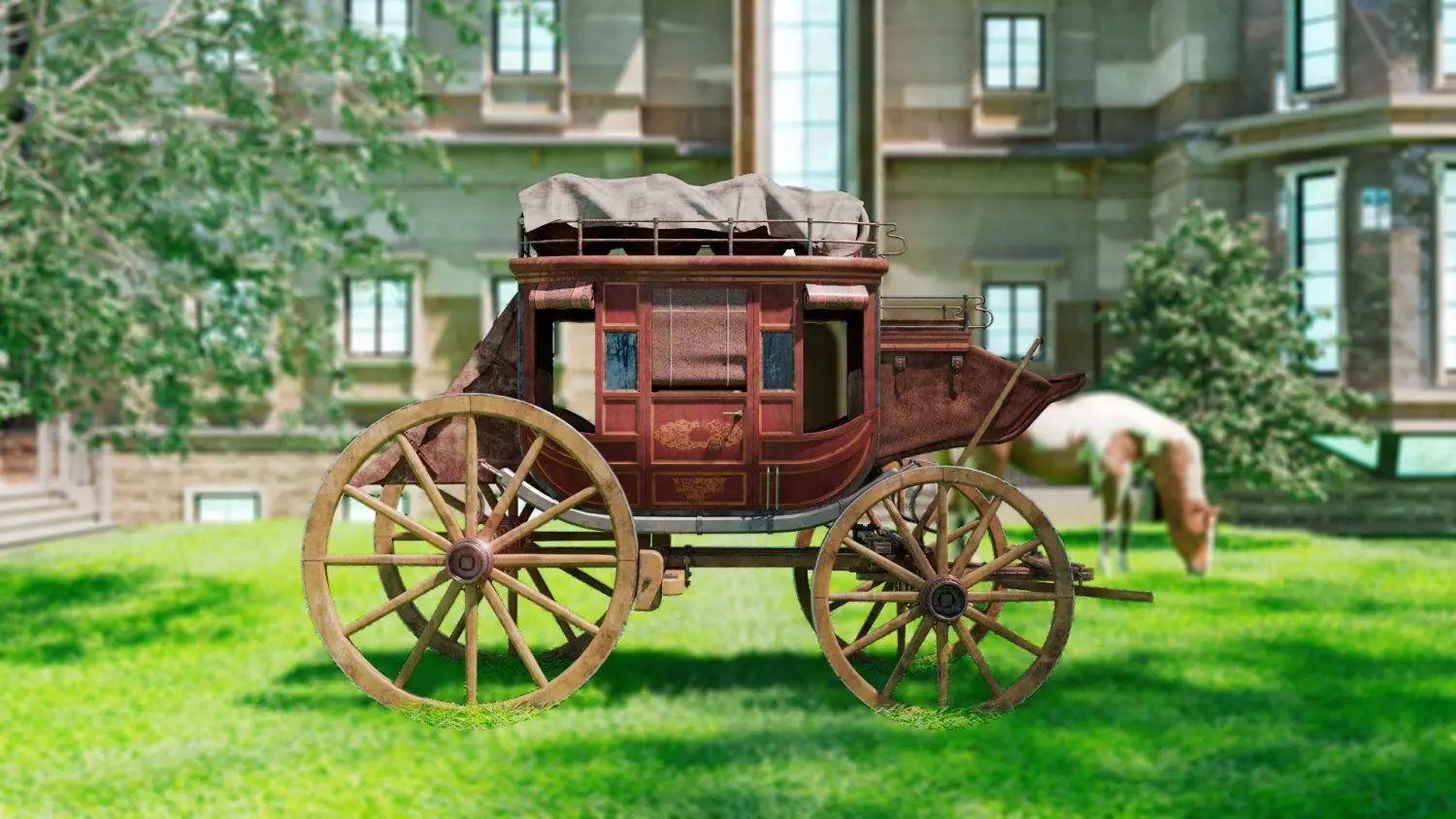 FARGO WAGON CART 3D model