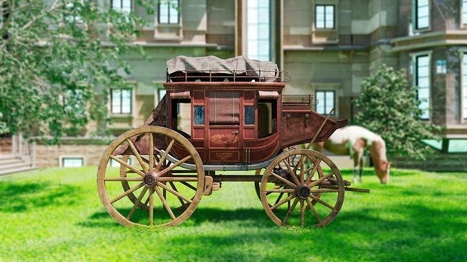 FARGO WAGON CART 3D model