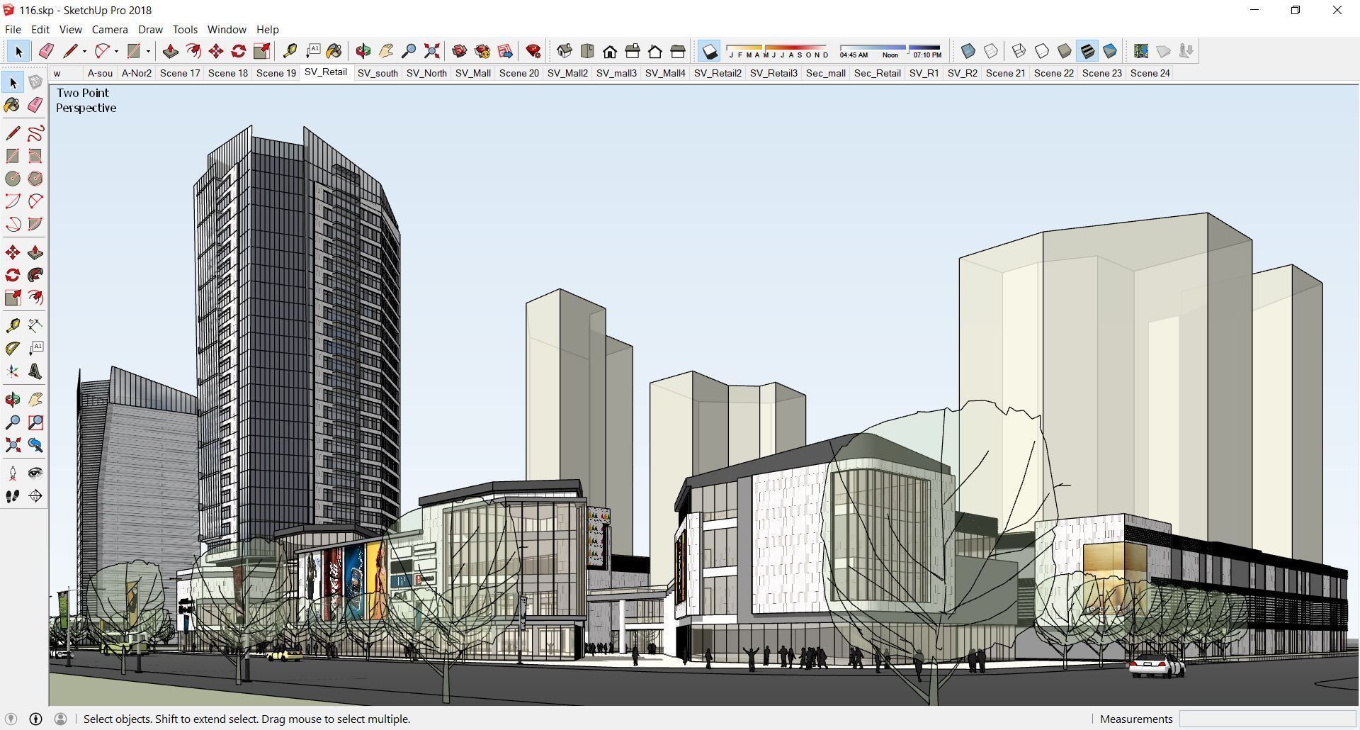 Sketchup Commercial Complex 116 3D model_21