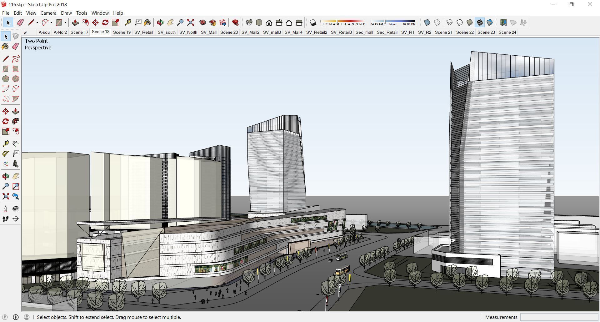 Sketchup Commercial Complex 116 3D model_19