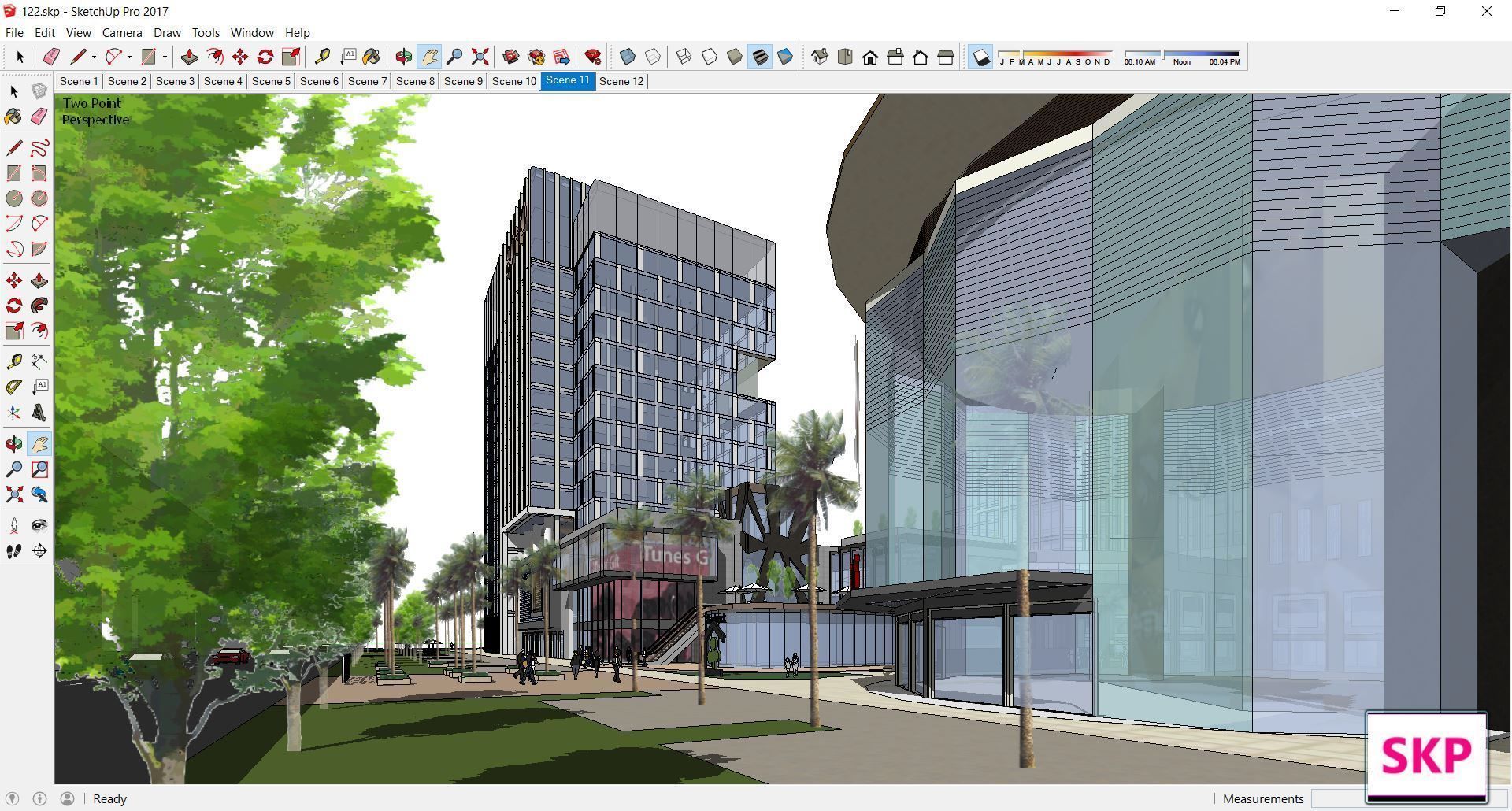 Sketchup Commercial Complex 122 3D model_3