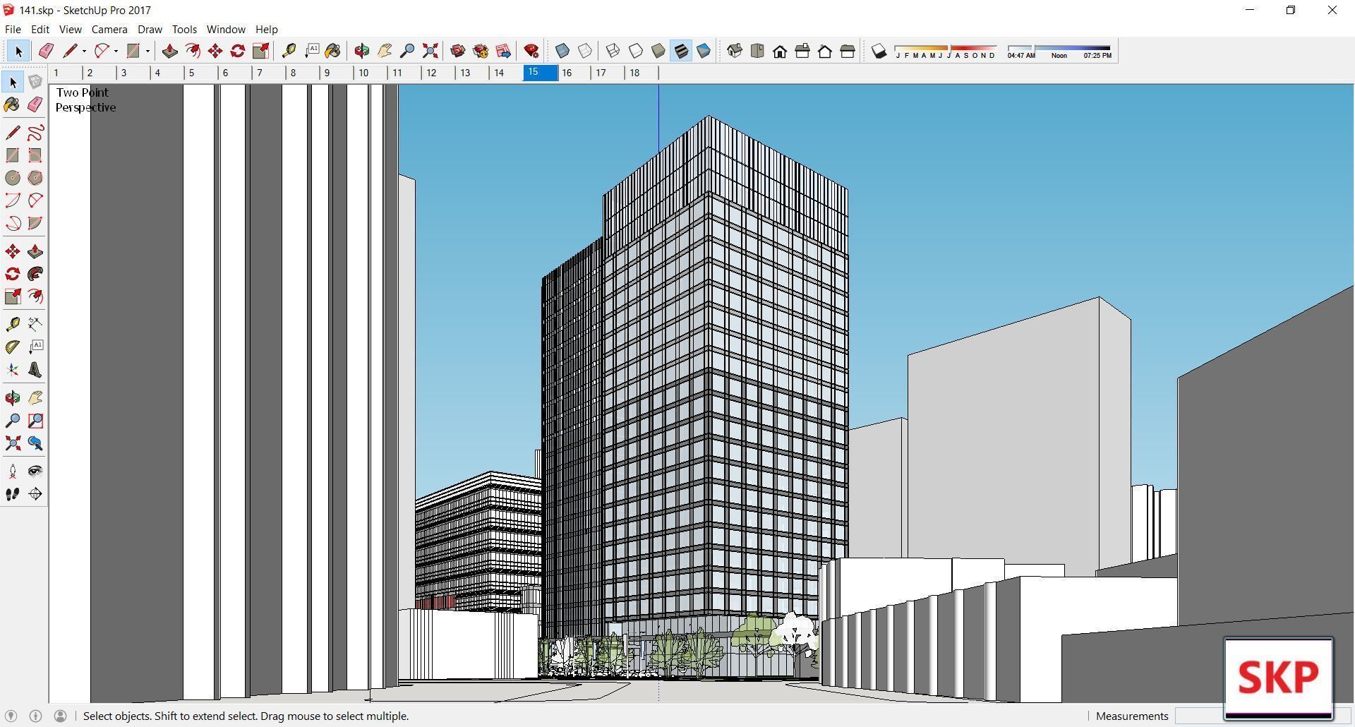 Sketchup Commercial Complex 141 3D model_3