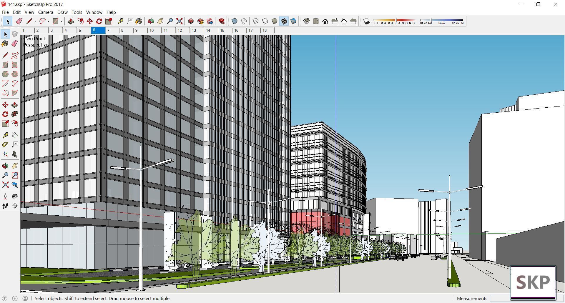 Sketchup Commercial Complex 141 3D model_11