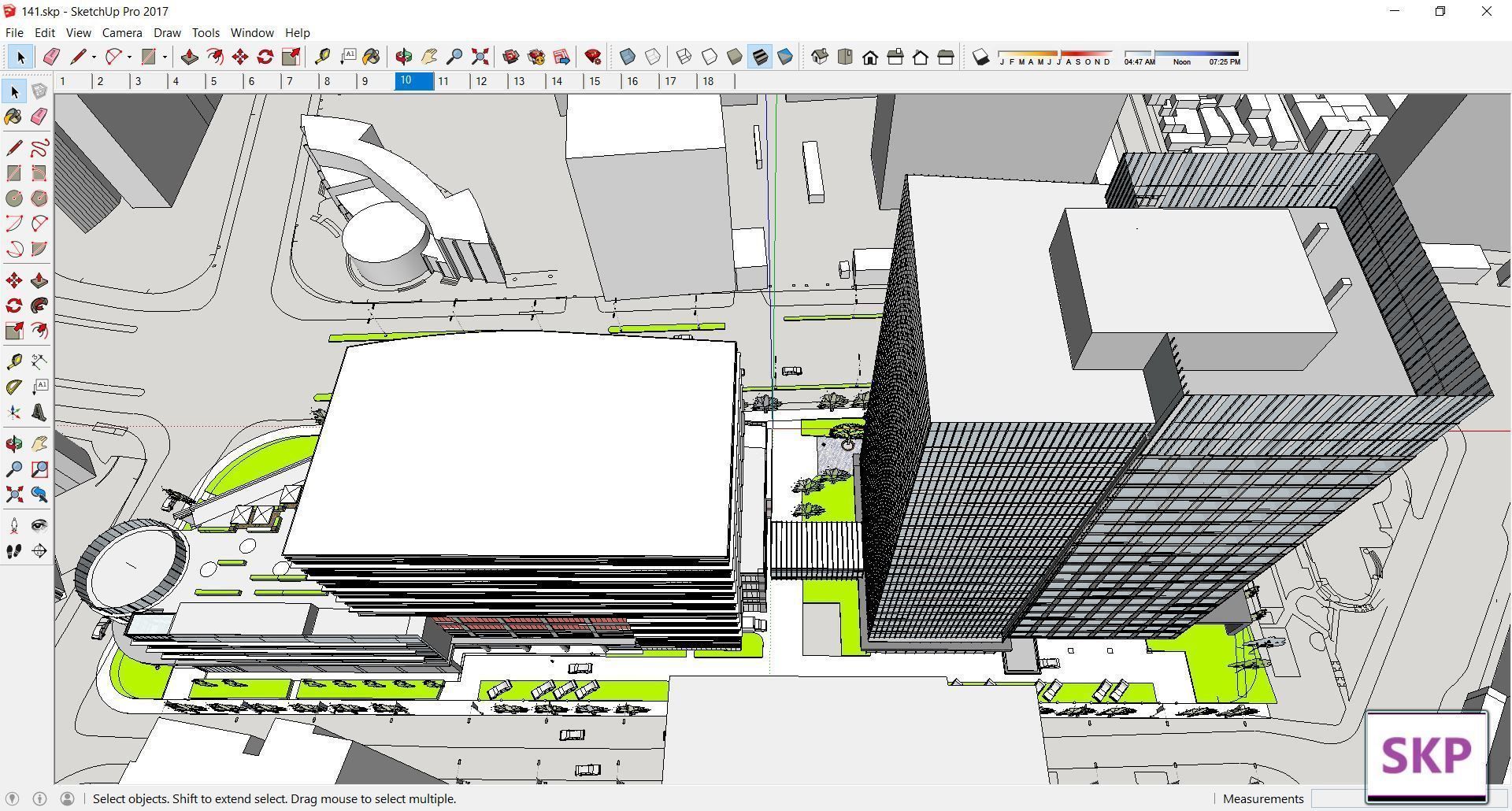 Sketchup Commercial Complex 141 3D model_15