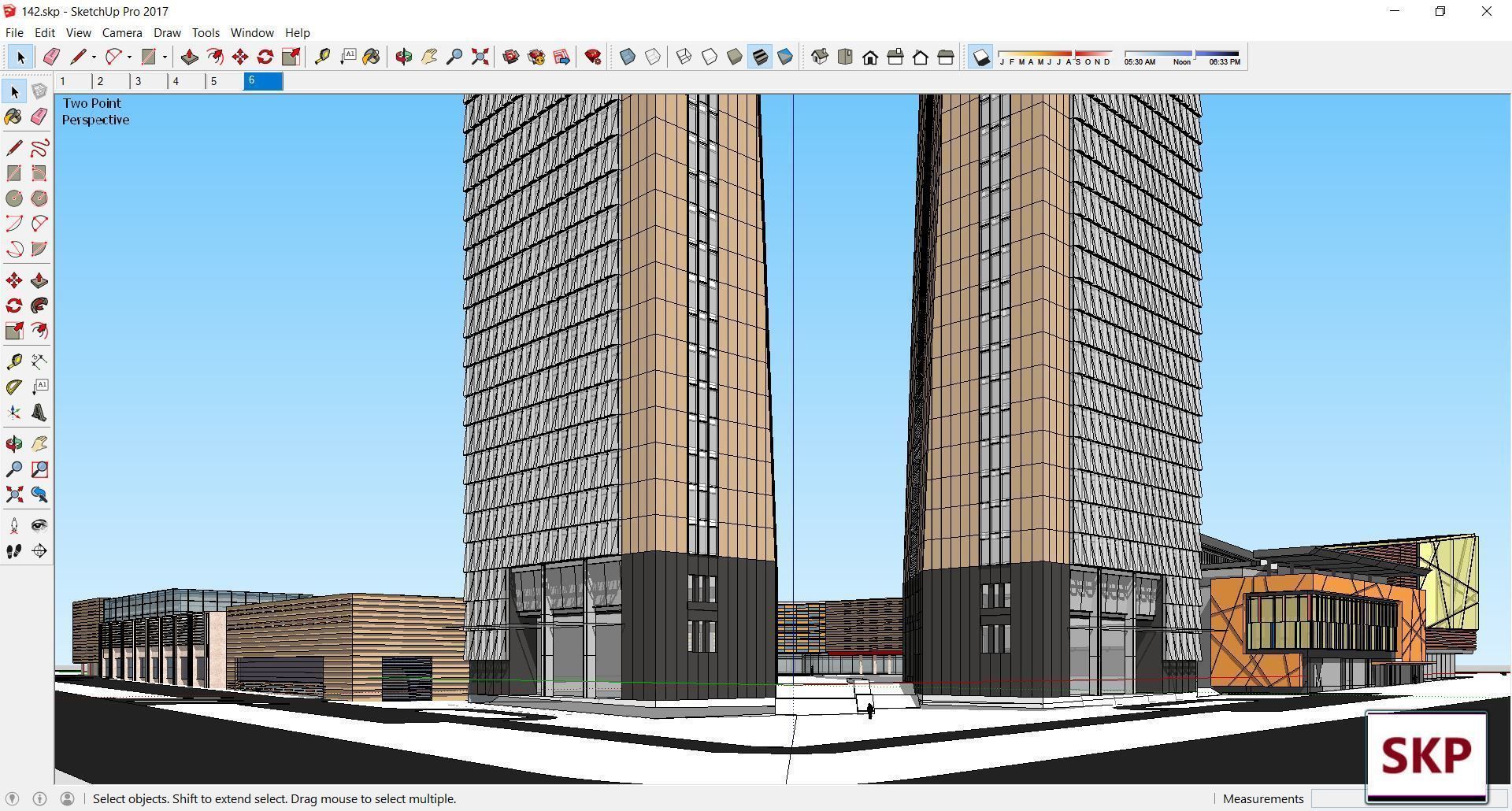 Sketchup Commercial Complex 142 3D model_2