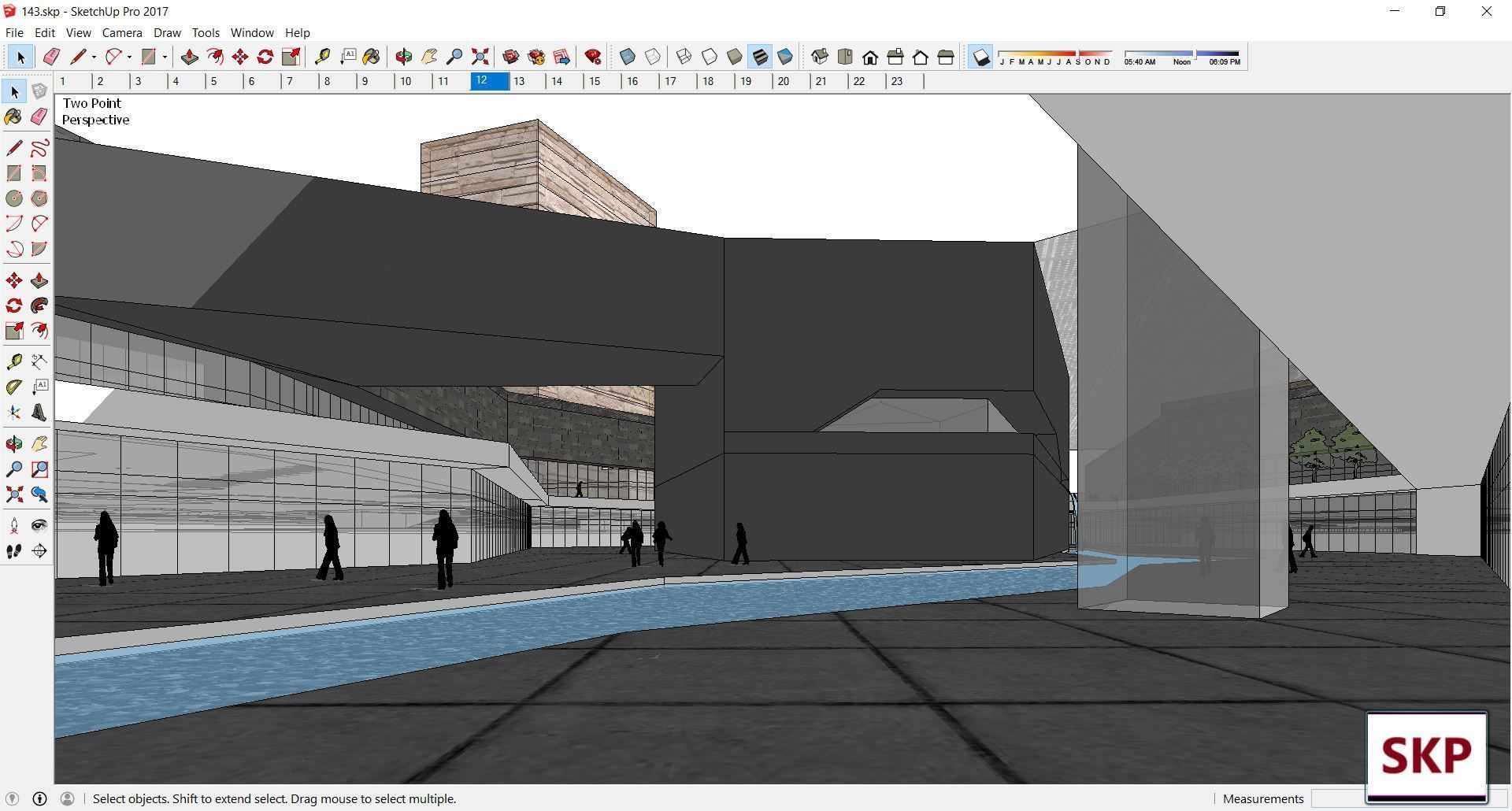 Sketchup Commercial Complex 143 3D model_5