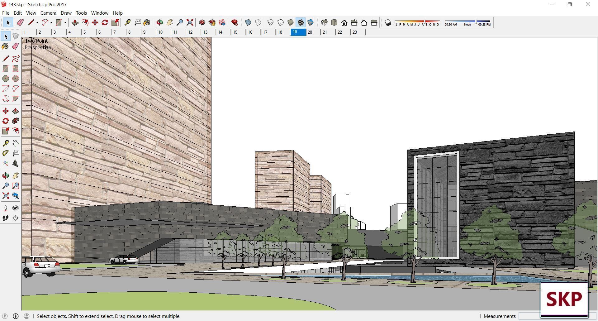 Sketchup Commercial Complex 143 3D model_13
