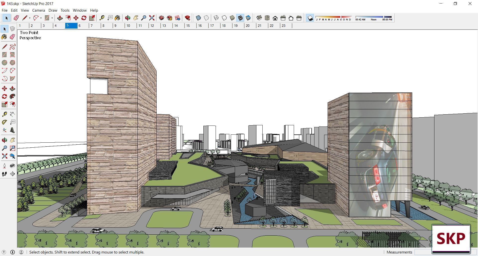 Sketchup Commercial Complex 143 3D model_20