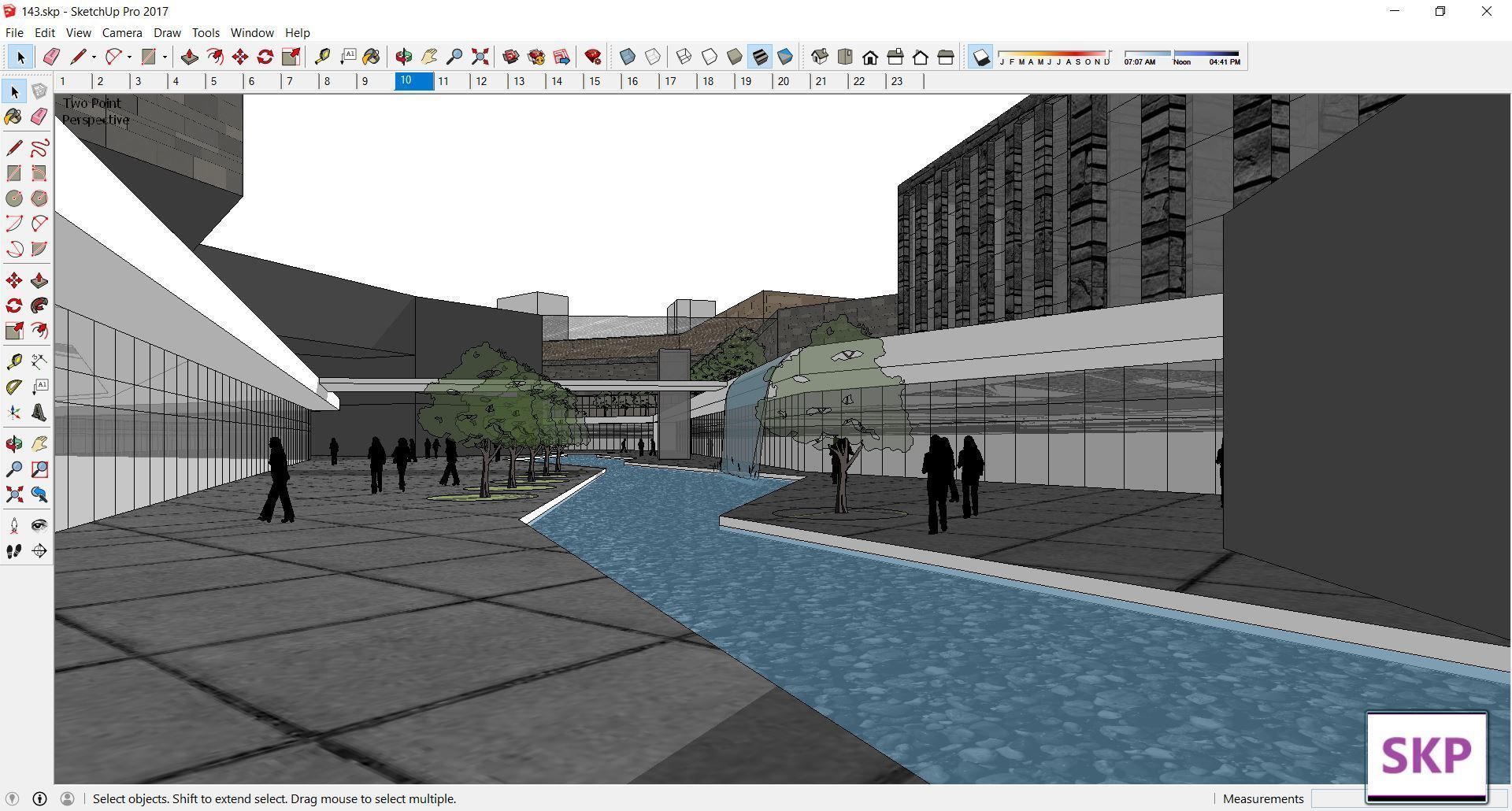 Sketchup Commercial Complex 143 3D model_3