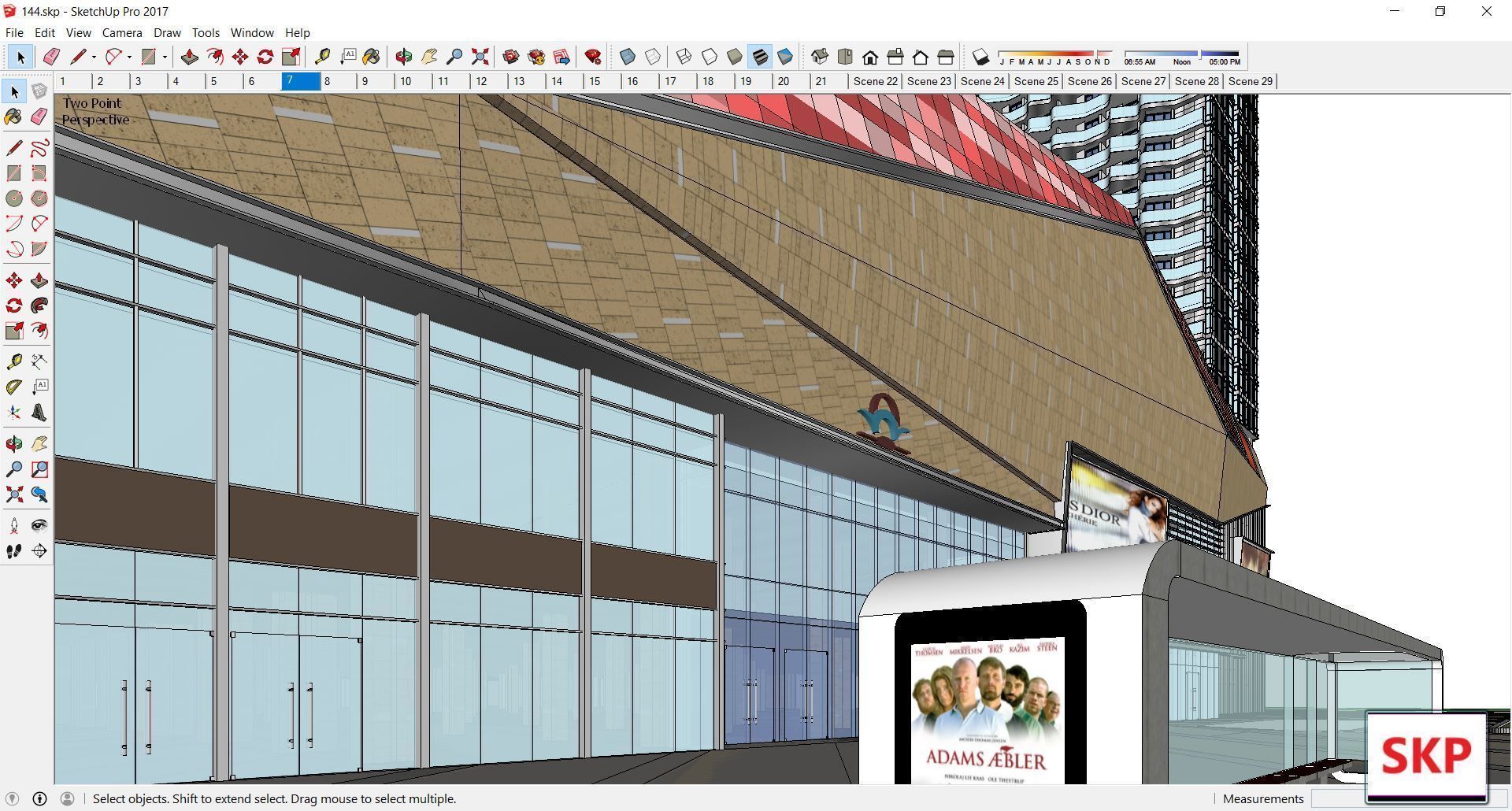 Sketchup Commercial Complex 144 3D model_16