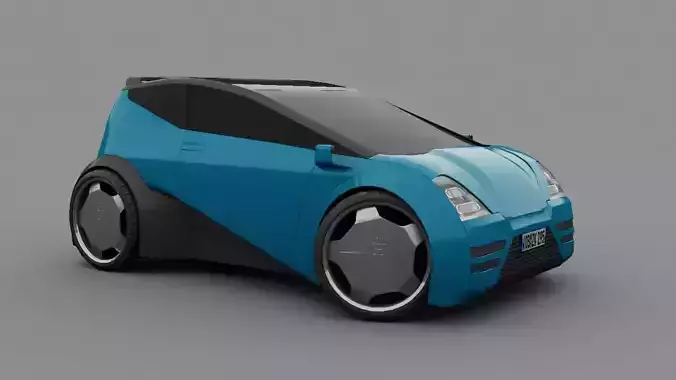 City car model 3D model